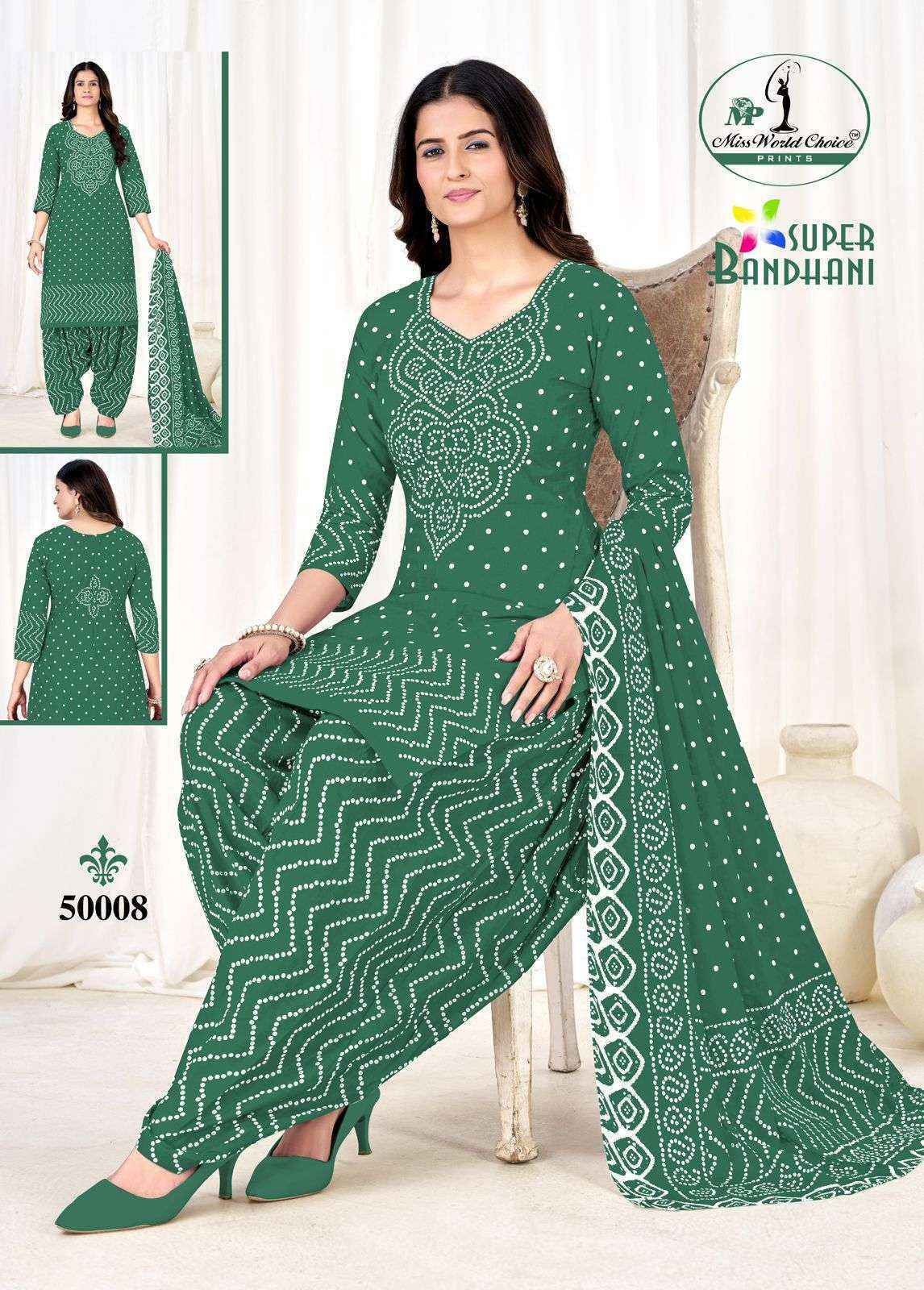Miss World Choice Super Bandhani Vol 50 Cotton 