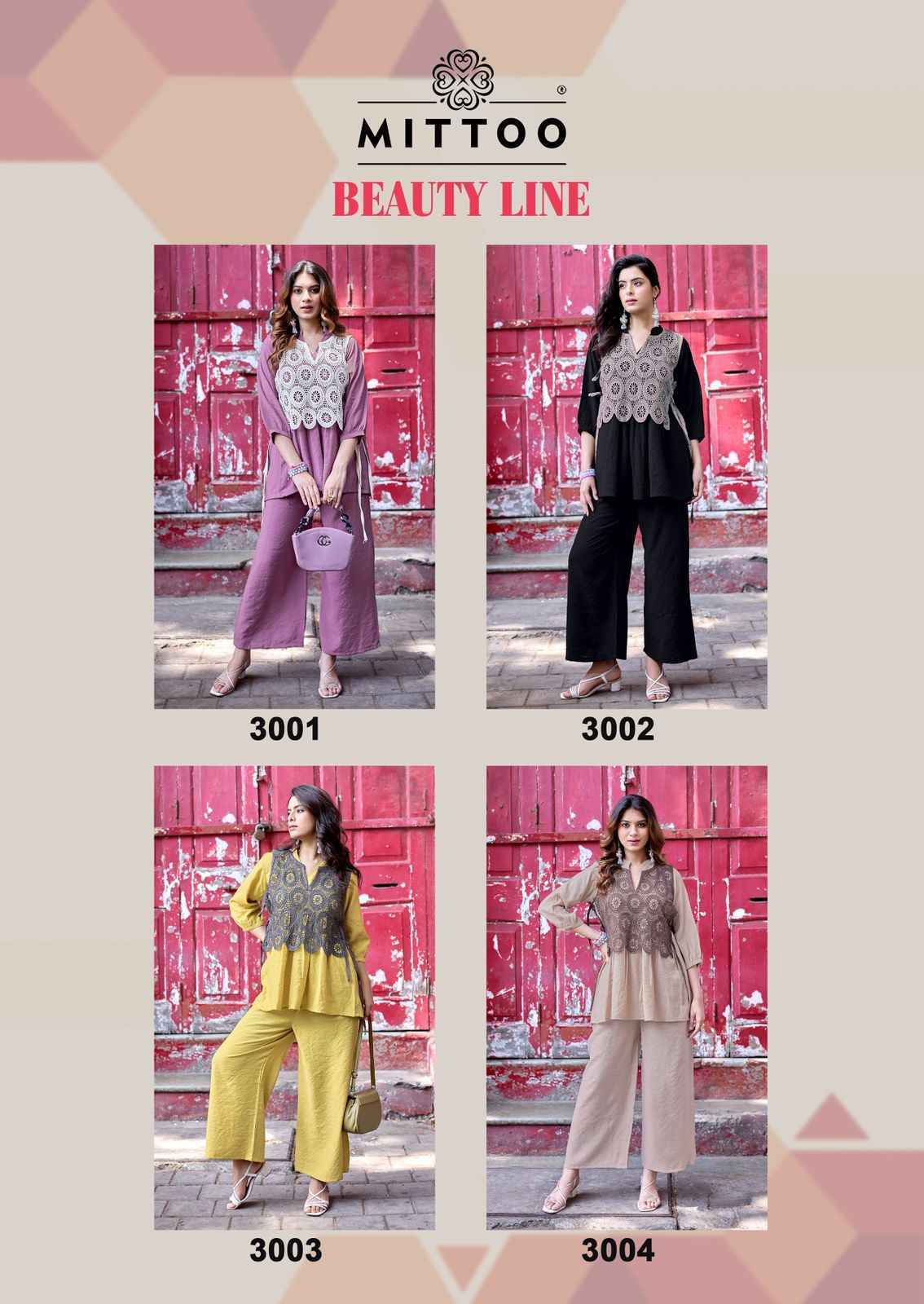 Mittoo Beauty Line Viscose Kurti Combo Set _ Wholesale Surat Price ( 4 Pcs Catalog )