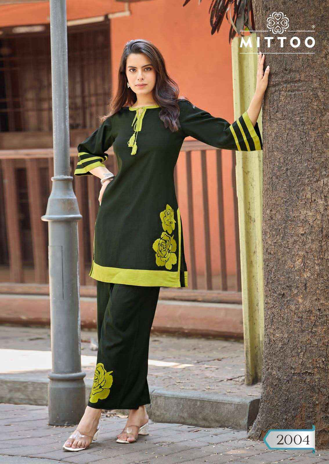 Mittoo Marine Life Exclusive Designs Cord Set _ Surat Wholesale Market Price ( 6 Pcs Catalog )
