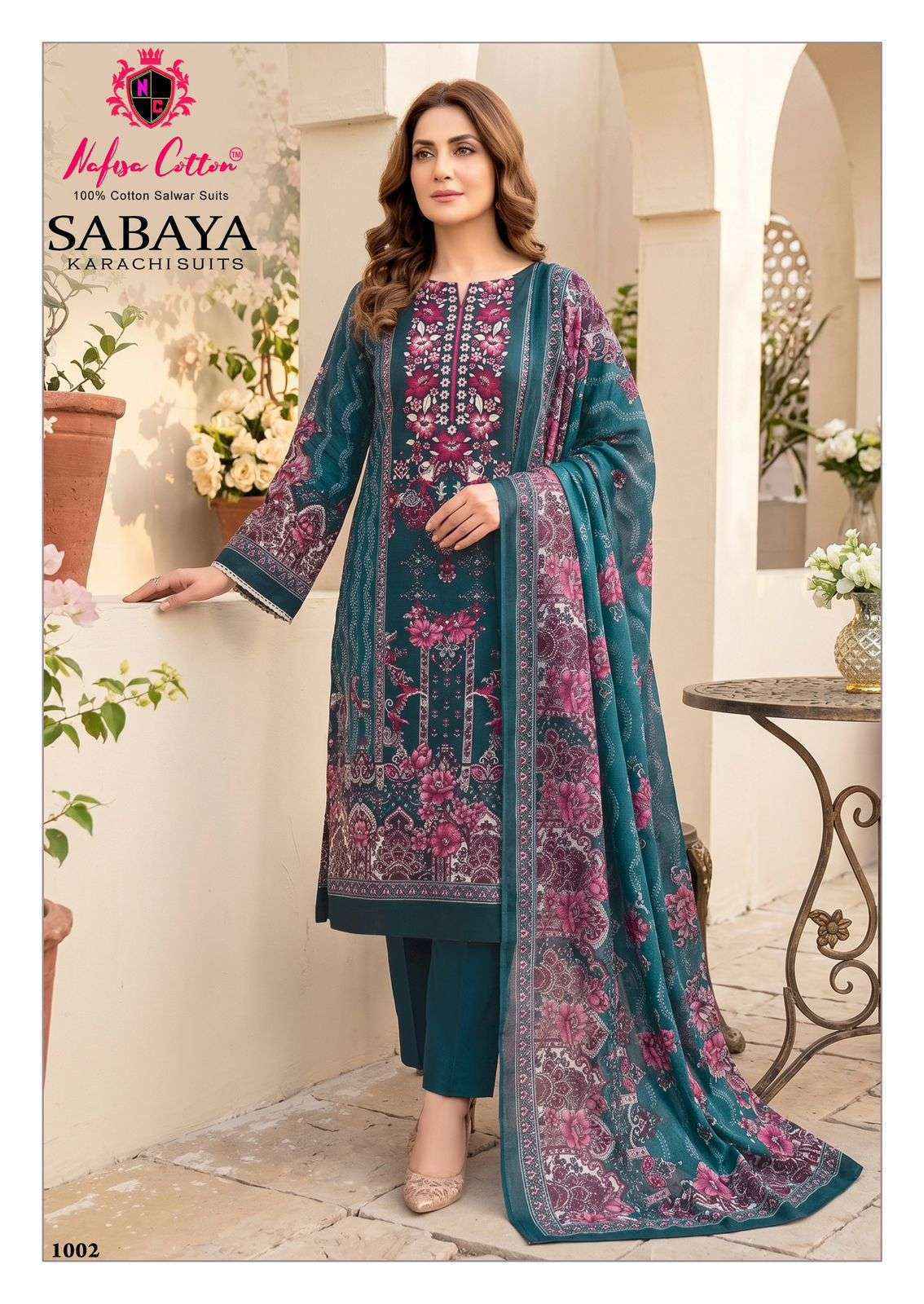 Nafisa Cotton Sabaya Cotton Dress Material _ Surat Wholesale Market Price ( 6 Pcs Catalog )