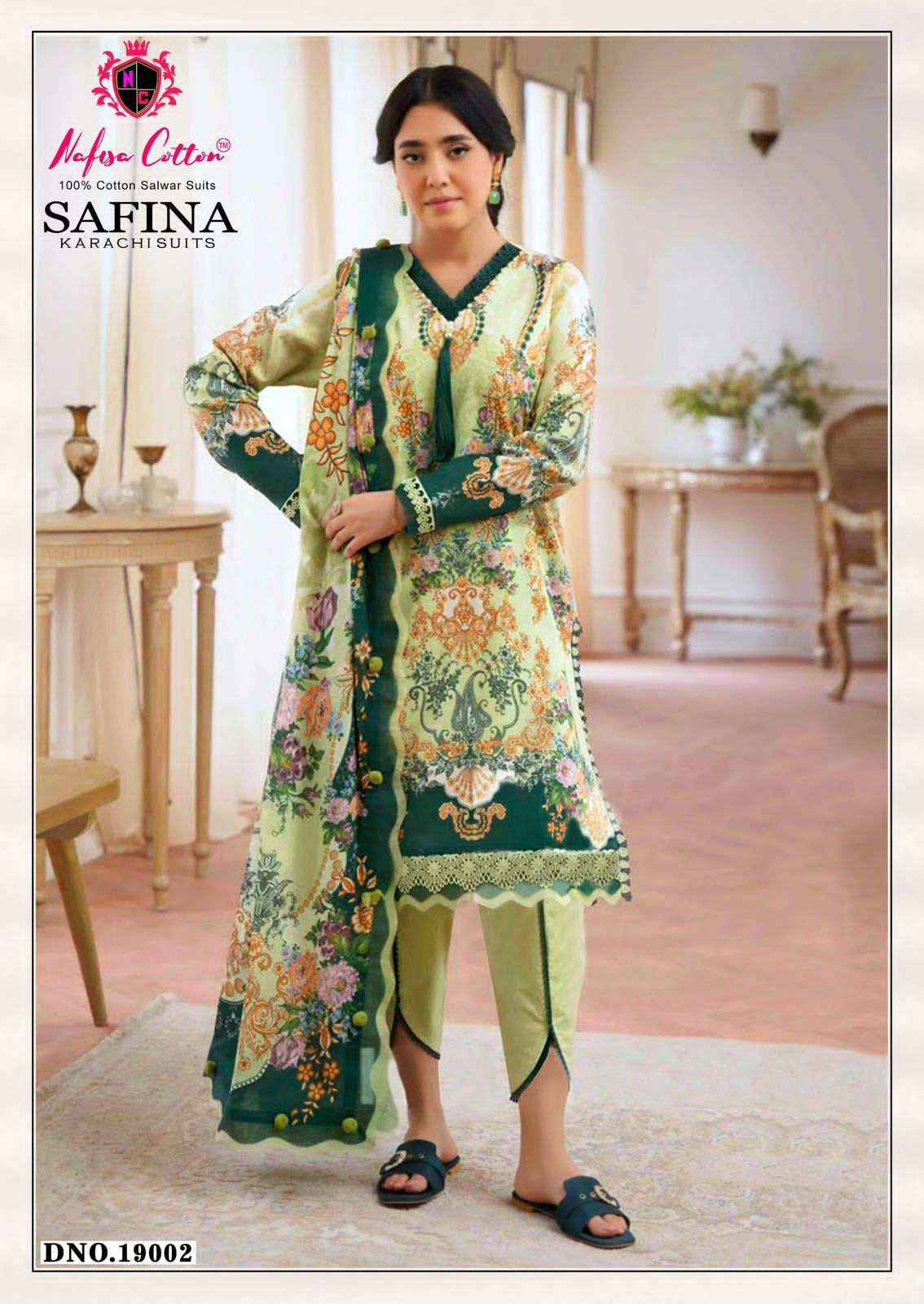 Nafisa Cotton Safina Vol 19 Karachi Cotton Suit New Catalogue ( 6 Pcs Catalogue )