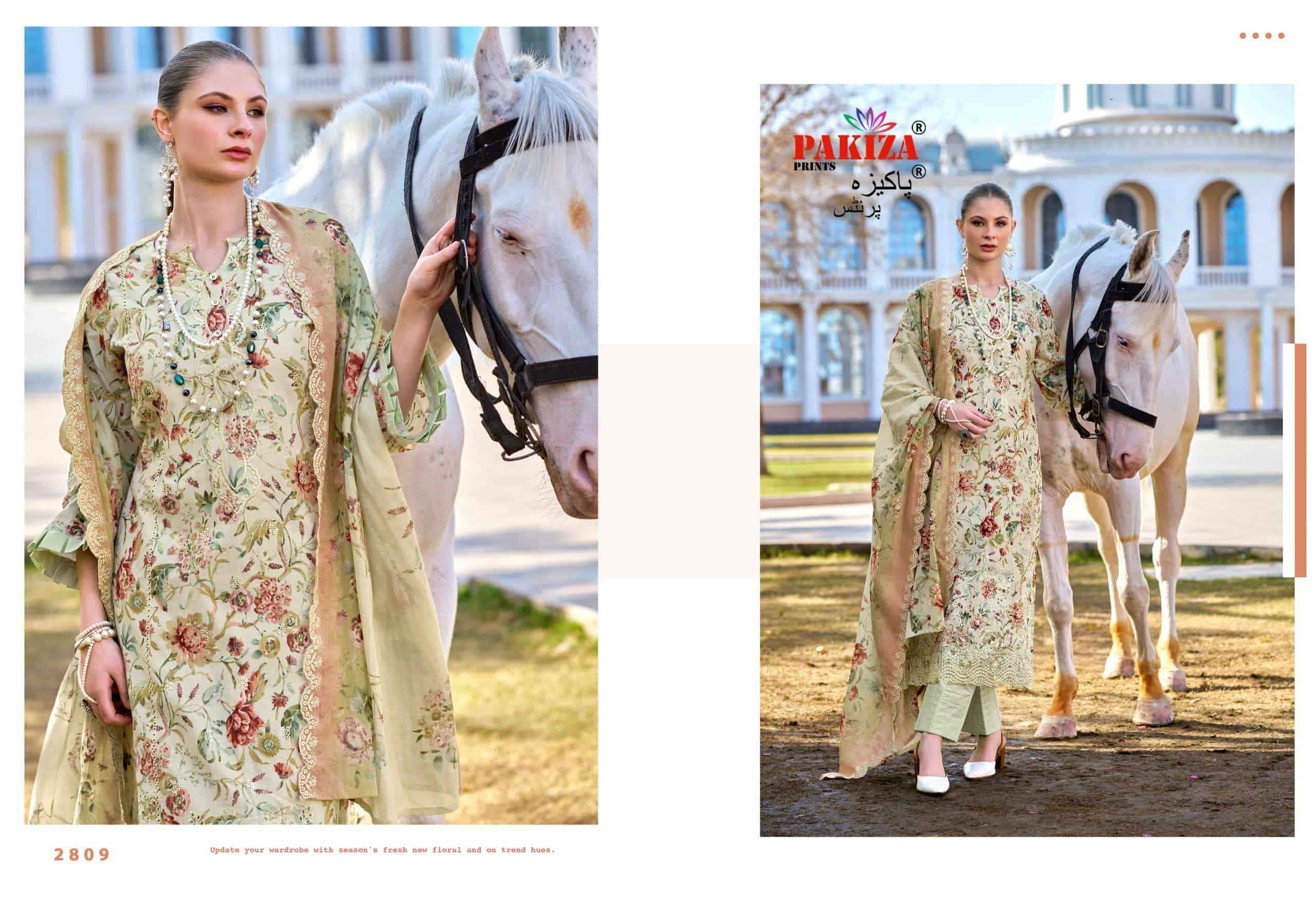Pakiza Prints Humdum Vol 28 Exclusive Lawn Cotton Dress Surat Wholesale Price ( 10 Pcs Catalog )