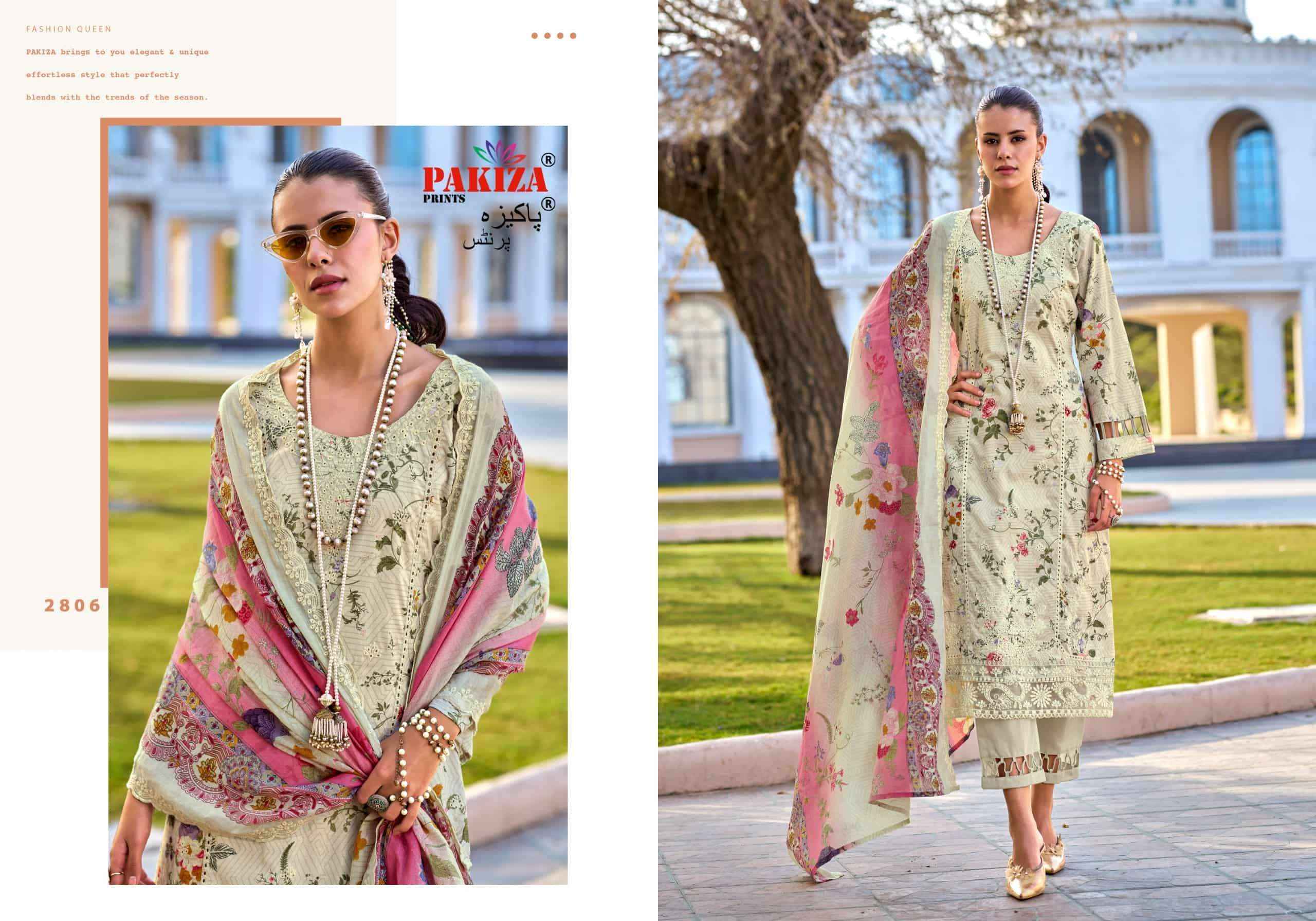 Pakiza Prints Humdum Vol 28 Exclusive Lawn Cotton Dress Surat Wholesale Price ( 10 Pcs Catalog )