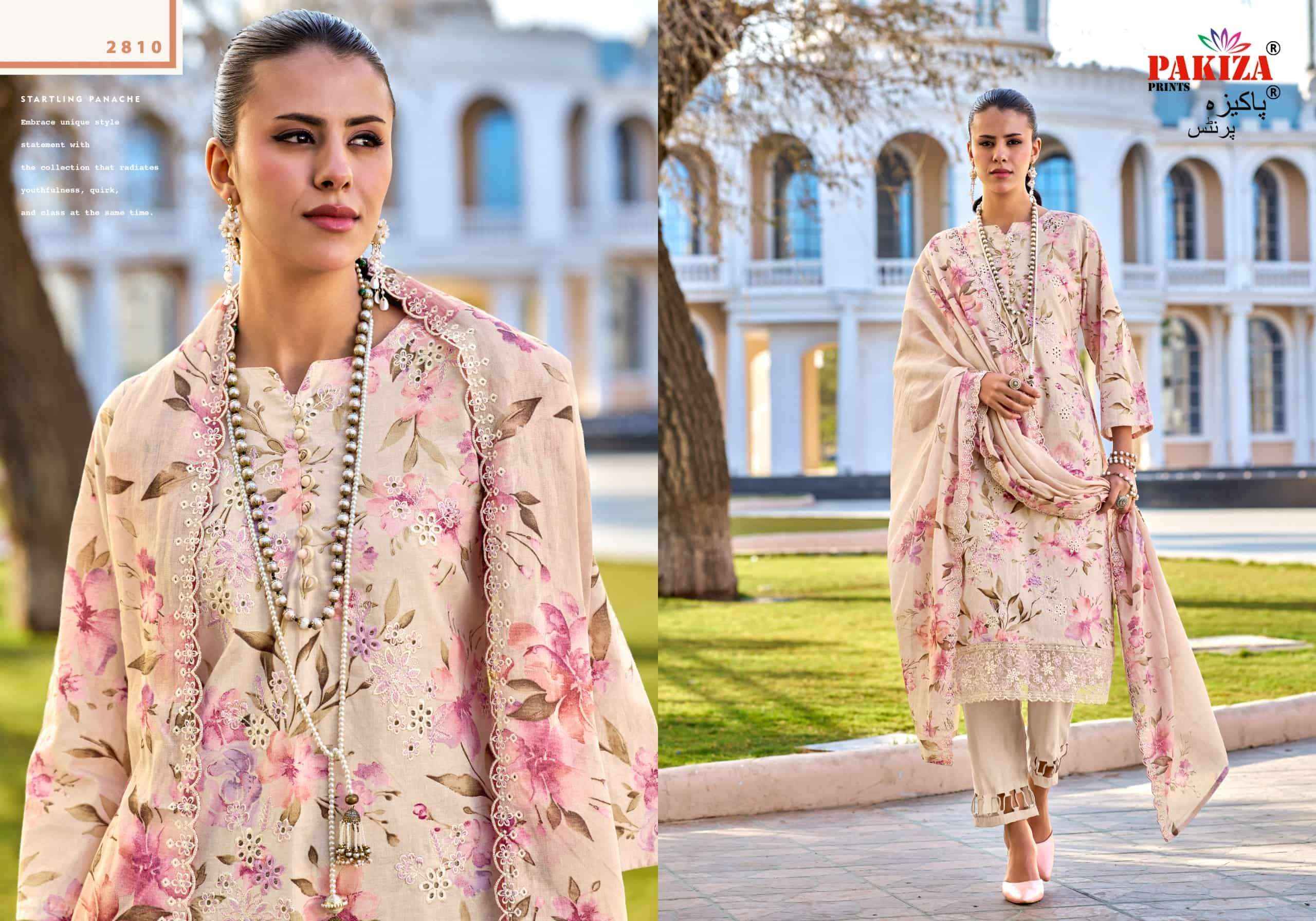 Pakiza Prints Humdum Vol 28 Exclusive Lawn Cotton Dress Surat Wholesale Price ( 10 Pcs Catalog )