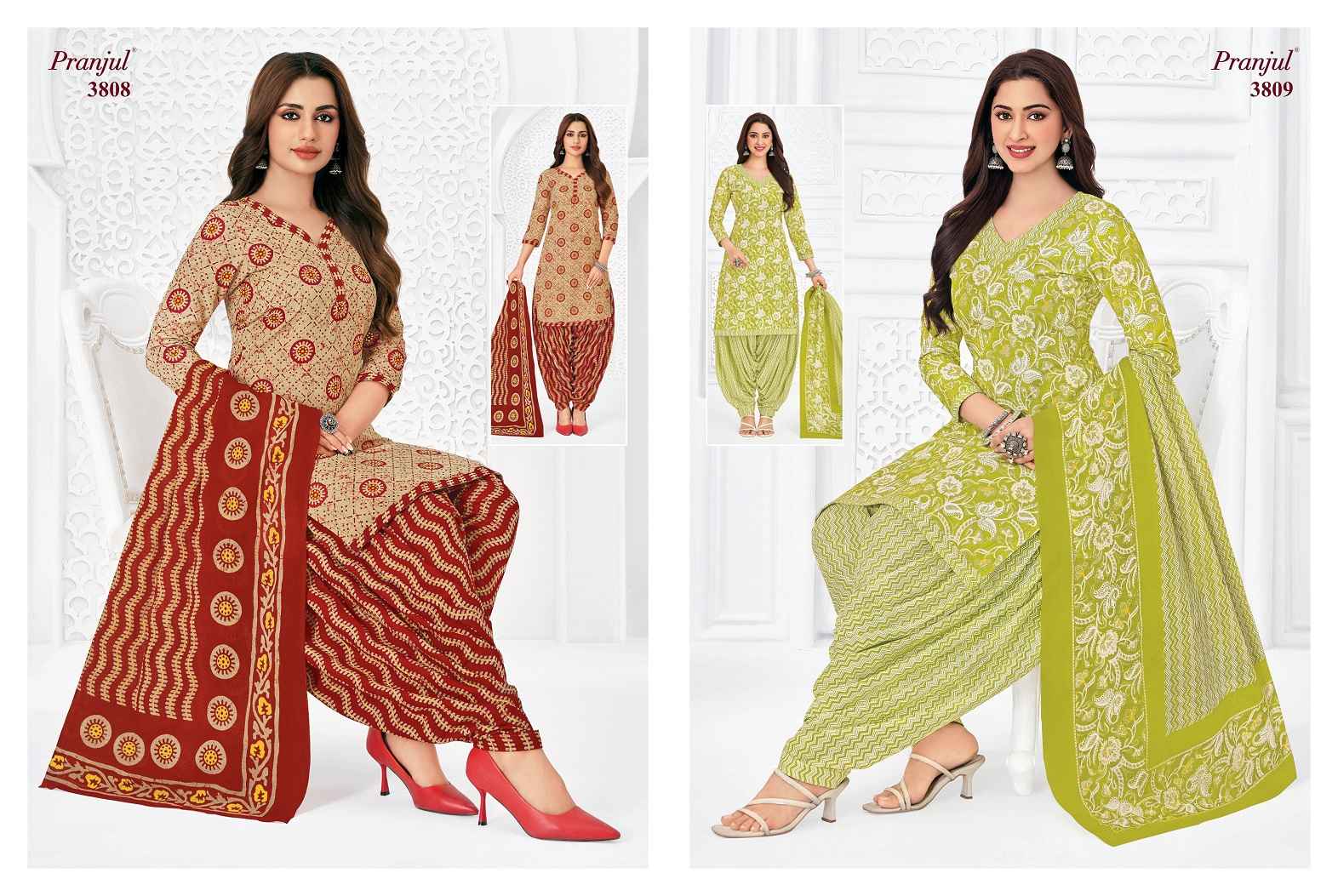Pranjul Fashion Priyanshi Vol 38 nx Cotton Dress Material Wholesale Price ( 6 pcs Catalogue )