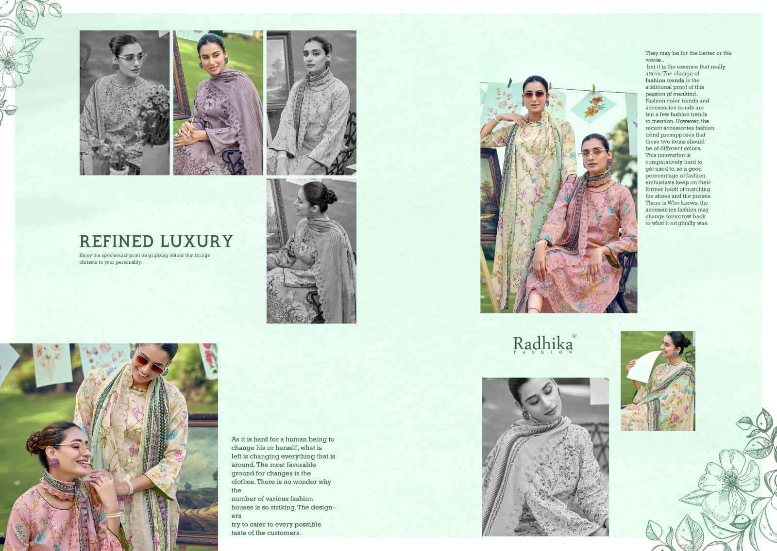 Radhika Azara Aliya Dress _ Wholesale Kapda Bazaar ( 6 Pcs catalog )