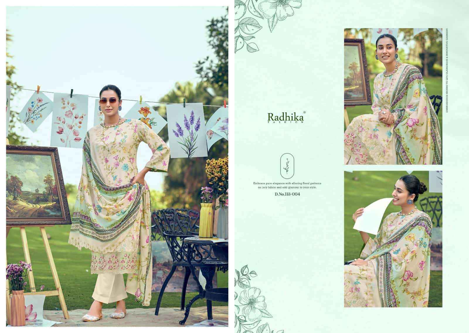 Radhika Azara Aliya Dress _ Wholesale Kapda Bazaar ( 6 Pcs catalog )