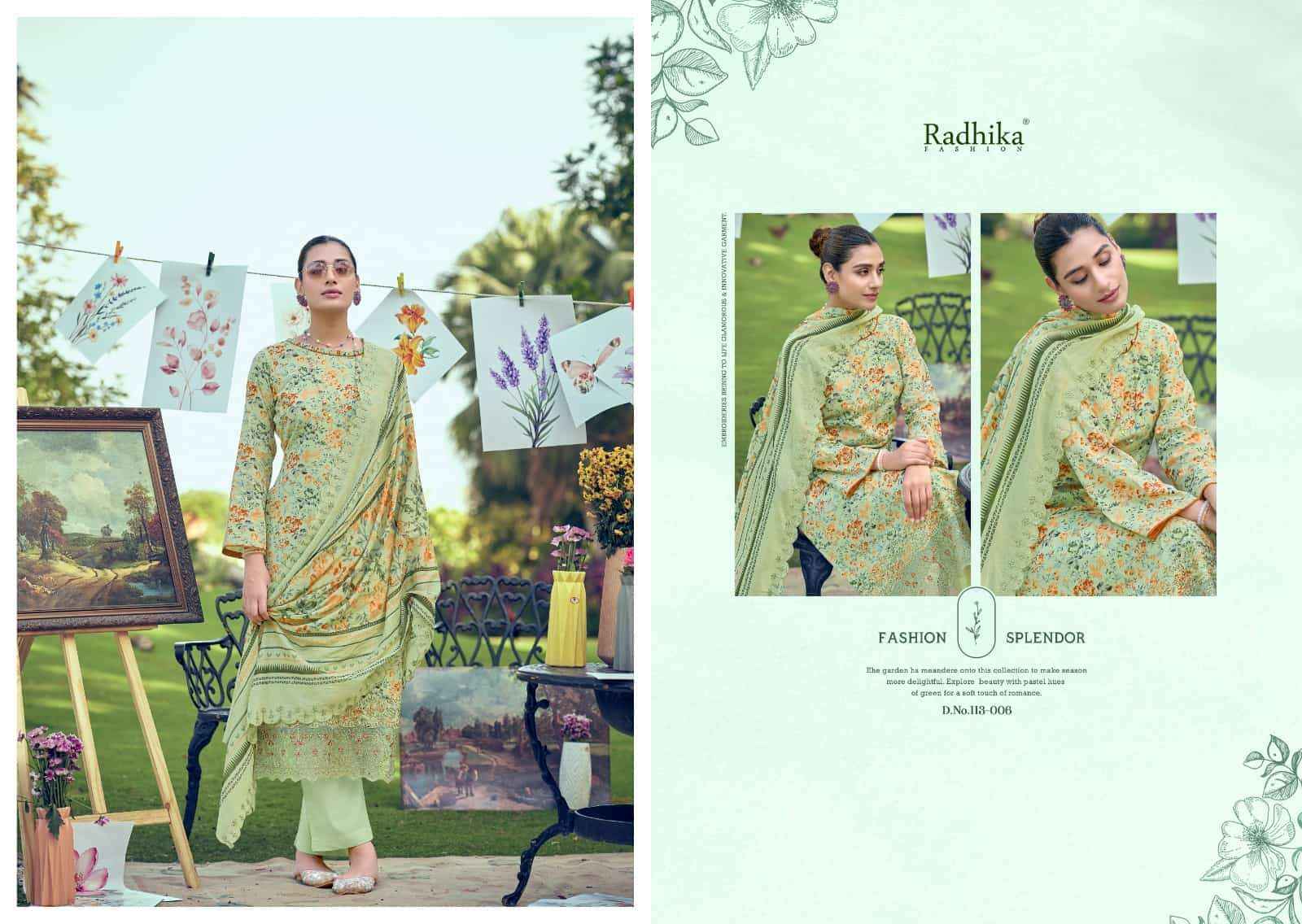 Radhika Azara Aliya Dress _ Wholesale Kapda Bazaar ( 6 Pcs catalog )