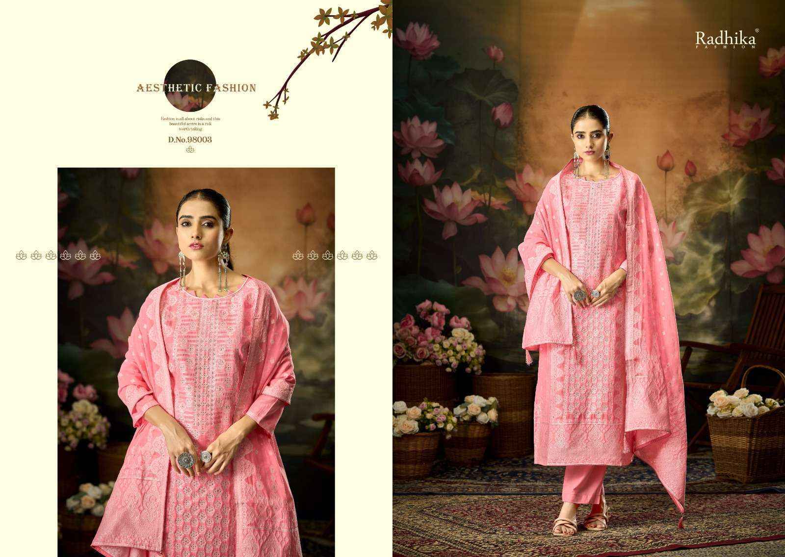 Radhika Fashion Azara Banarashi Adah Vol 12 Cotton Salwar Kameez _ Wholesale Textile Market ( 6 Pcs Catalog )