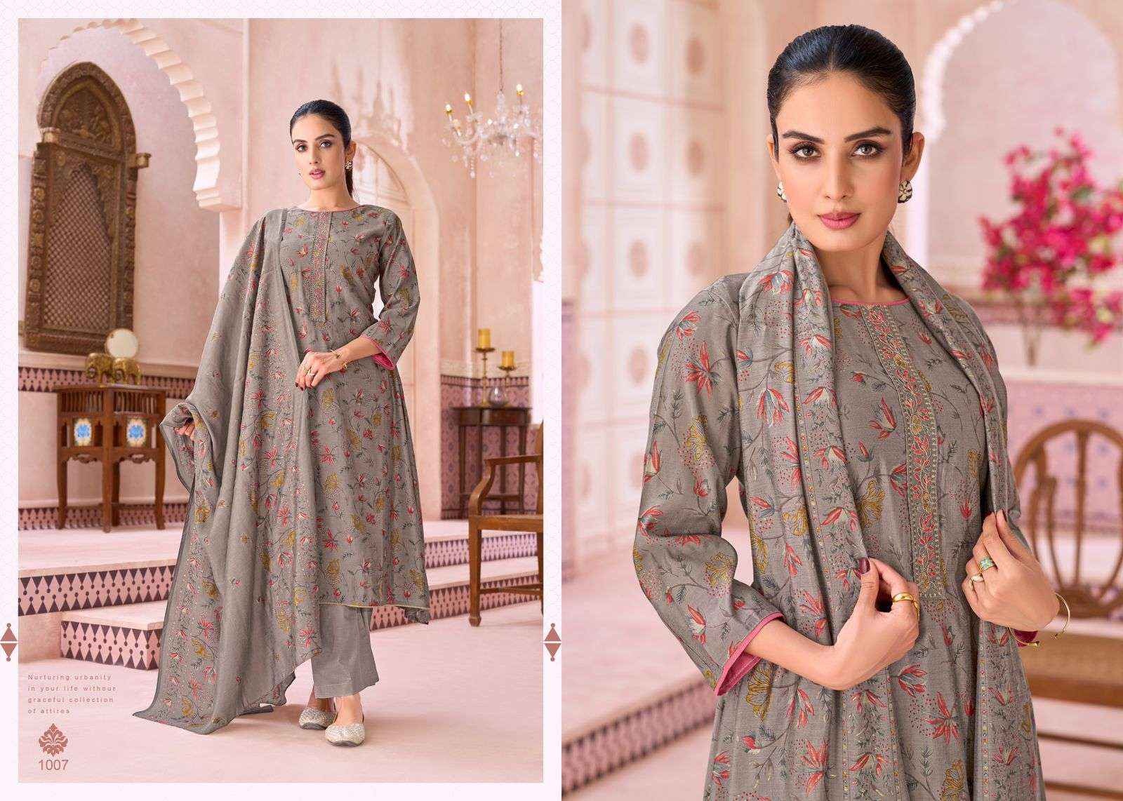 Salvi Fashion Sayuri Silk Plus Fancy Modal Silk Ladies Suit _ Wholesale Clothes Online ( 8 Pcs Catalog )