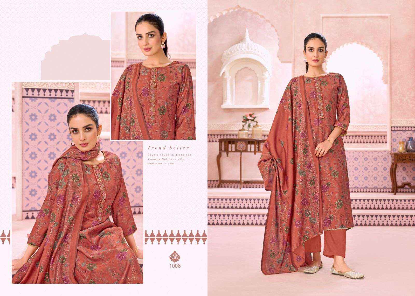 Salvi Fashion Sayuri Silk Plus Fancy Modal Silk Ladies Suit _ Wholesale Clothes Online ( 8 Pcs Catalog )