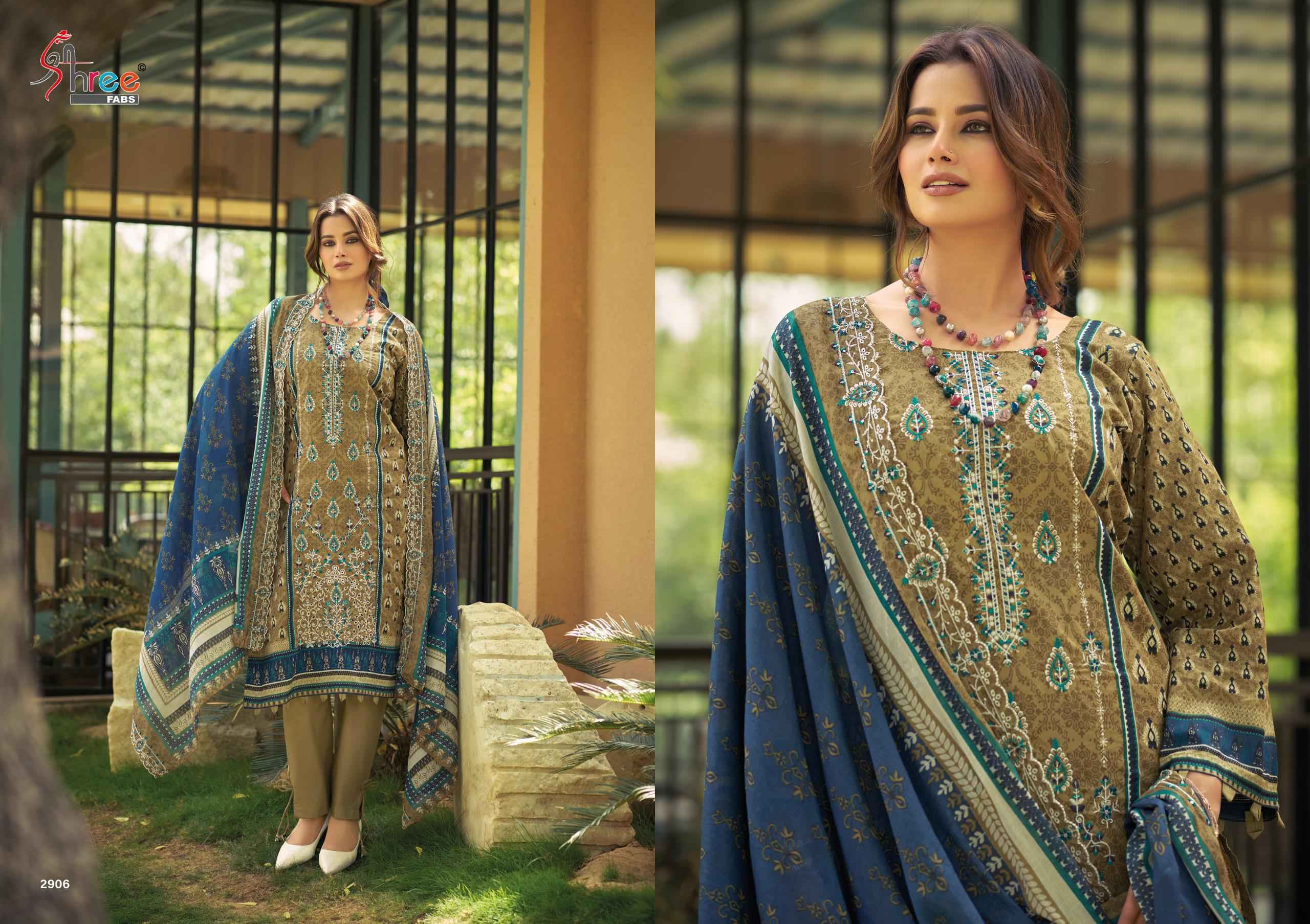 Shree Fabs Bin Saeed Lawn Collection Vol 29 Cotton Salwar Kameez _ Clothes Wholesale Website ( 6 Pcs Catalog )