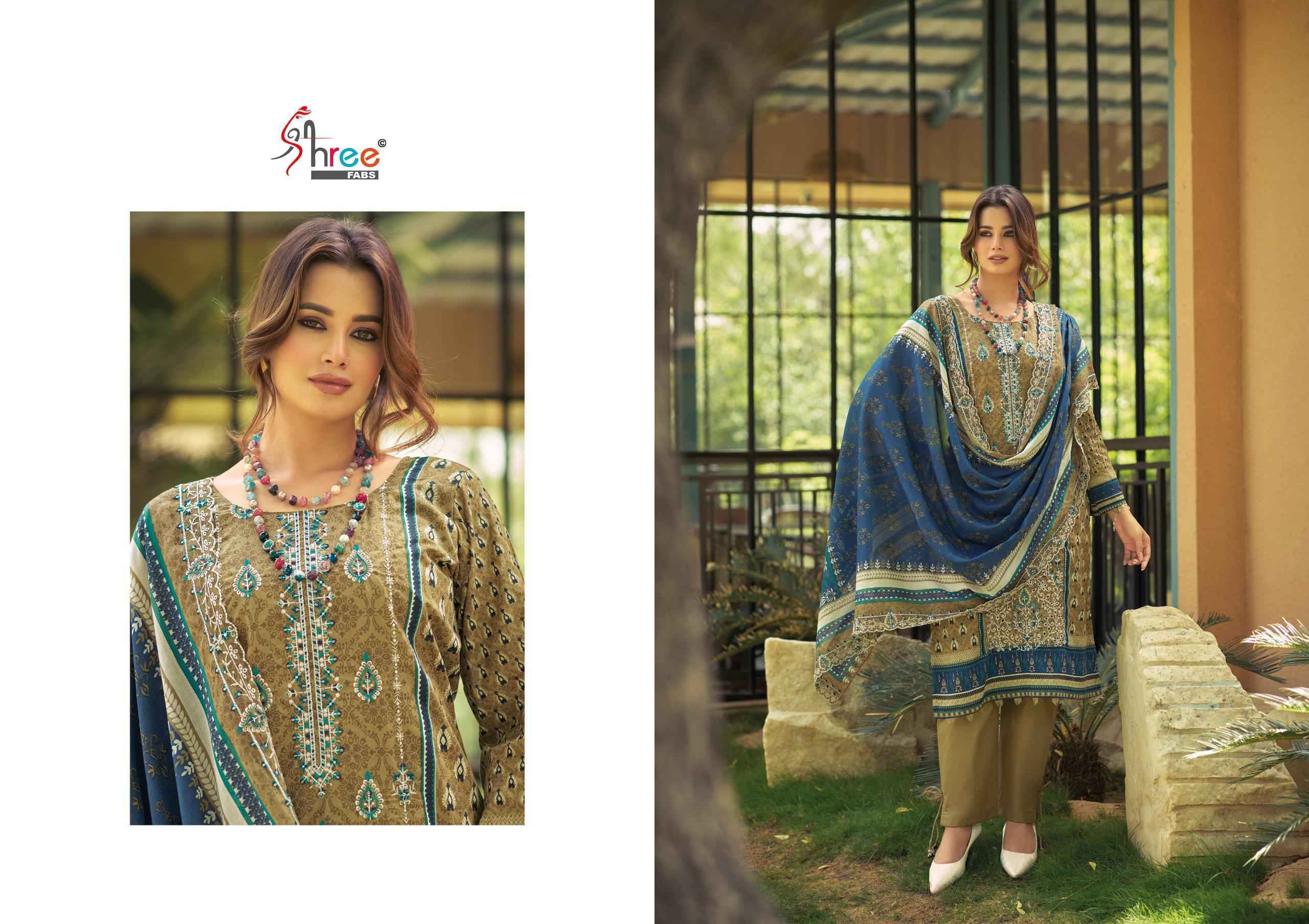 Shree Fabs Bin Saeed Lawn Collection Vol 29 Cotton Salwar Kameez _ Clothes Wholesale Website ( 6 Pcs Catalog )