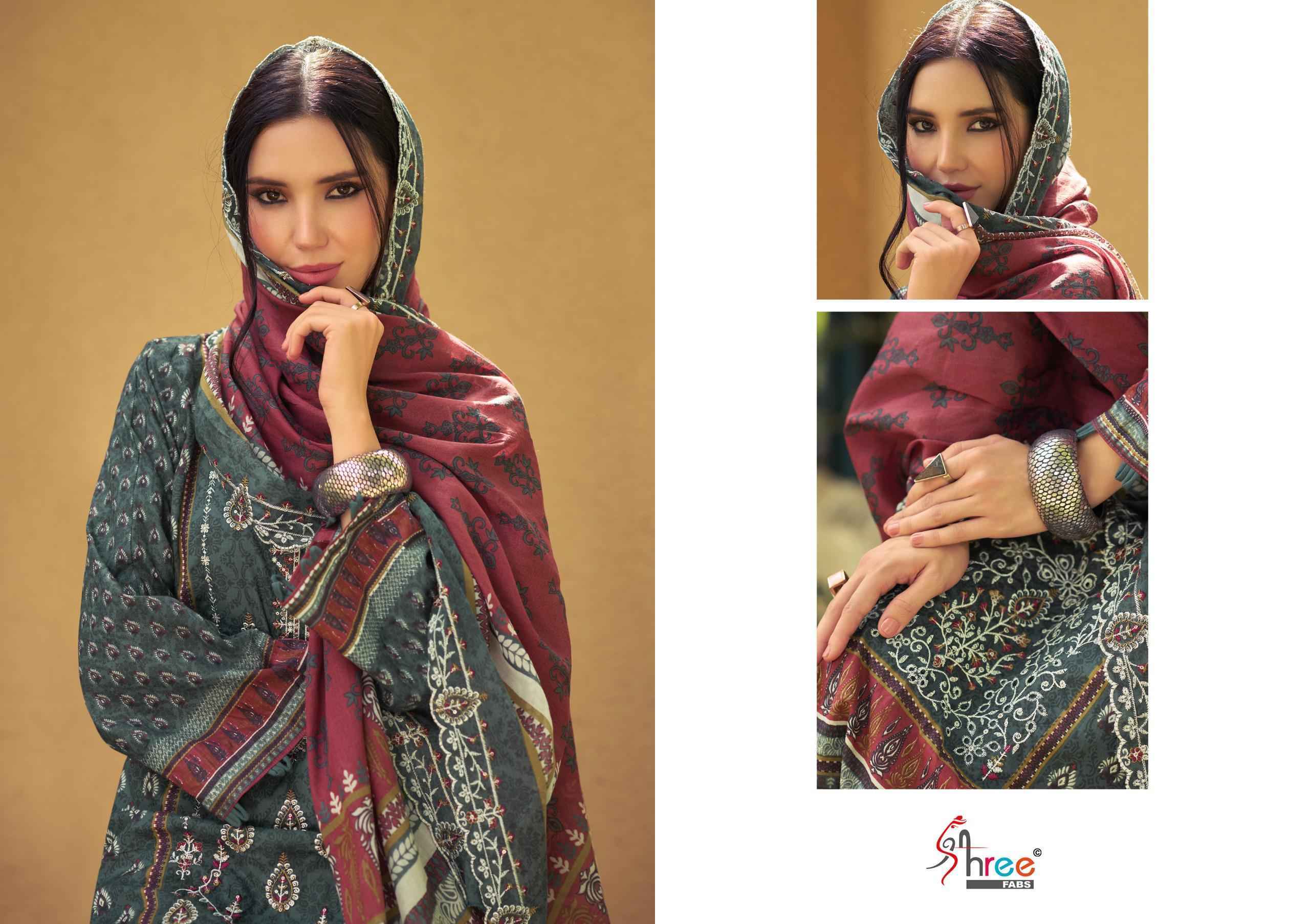 Shree Fabs Bin Saeed Lawn Collection Vol 29 Cotton Salwar Kameez _ Clothes Wholesale Website ( 6 Pcs Catalog )