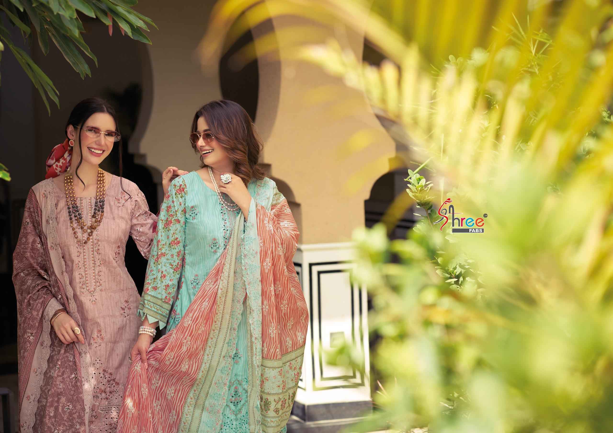 Shree Fabs Bin Saeed Lawn Collection Vol 29 Cotton Salwar Kameez _ Clothes Wholesale Website ( 6 Pcs Catalog )