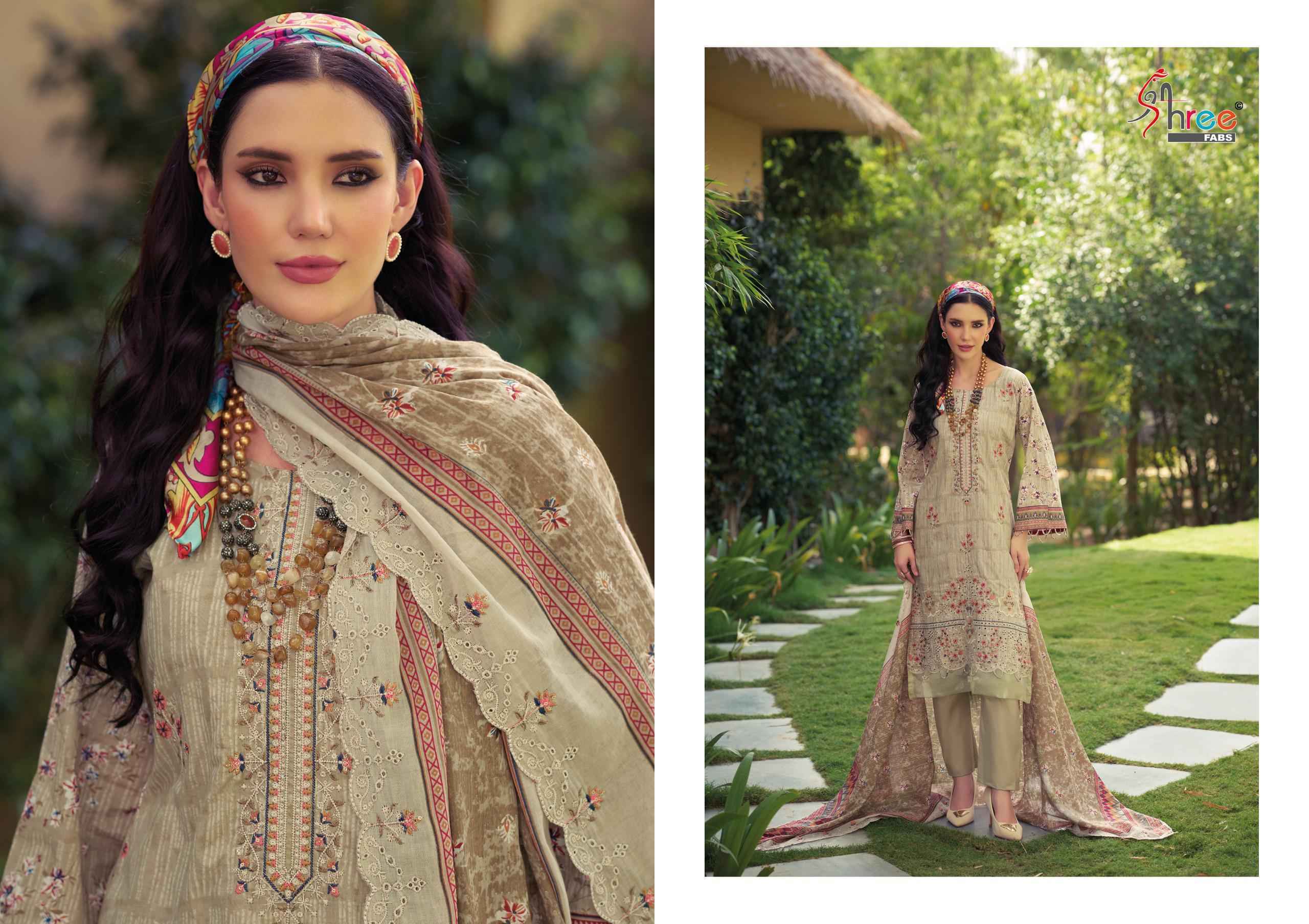 Shree Fabs Bin Saeed Lawn Collection Vol 29 Cotton Salwar Kameez _ Clothes Wholesale Website ( 6 Pcs Catalog )