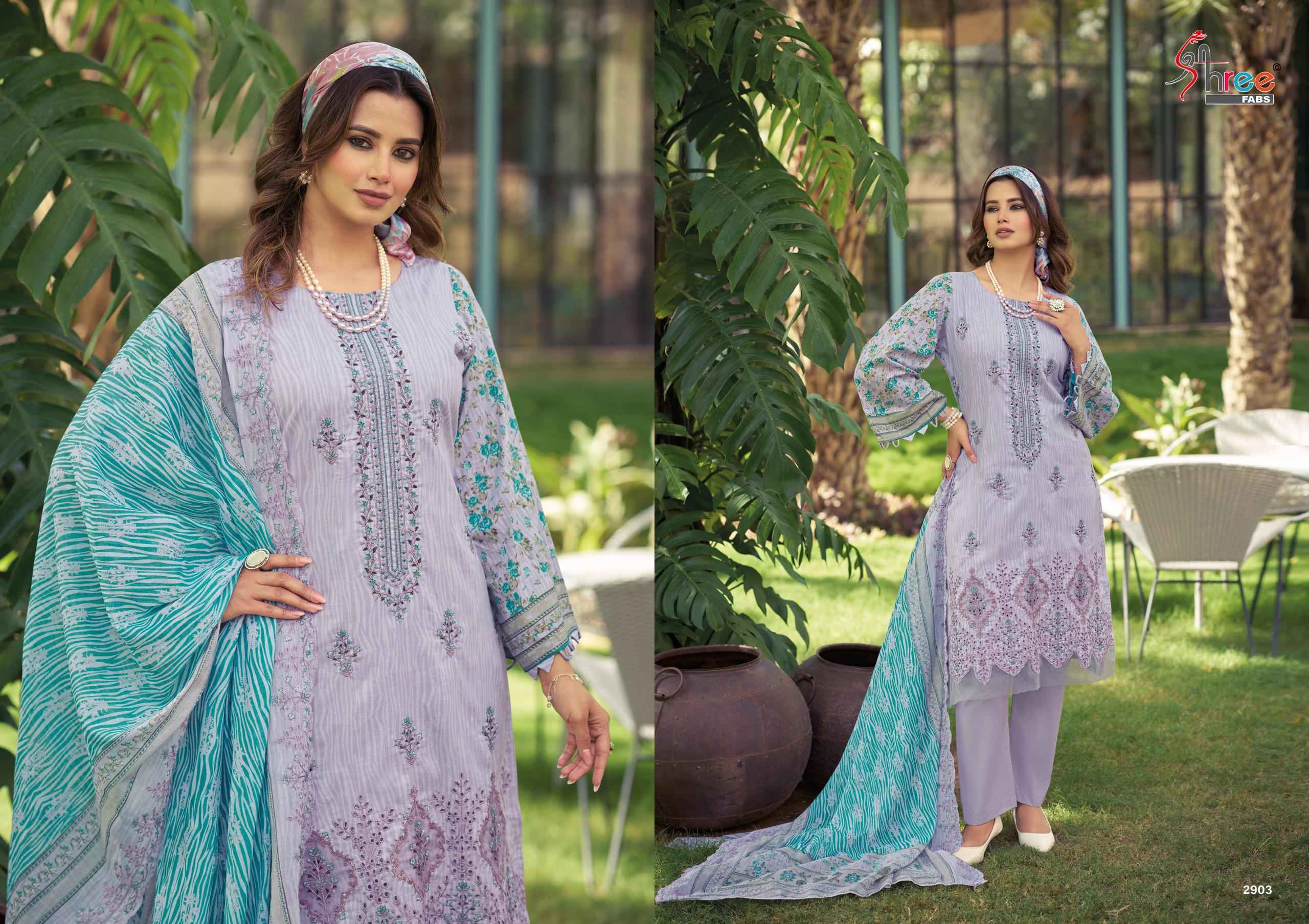 Shree Fabs Bin Saeed Lawn Collection Vol 29 Cotton Salwar Kameez _ Clothes Wholesale Website ( 6 Pcs Catalog )