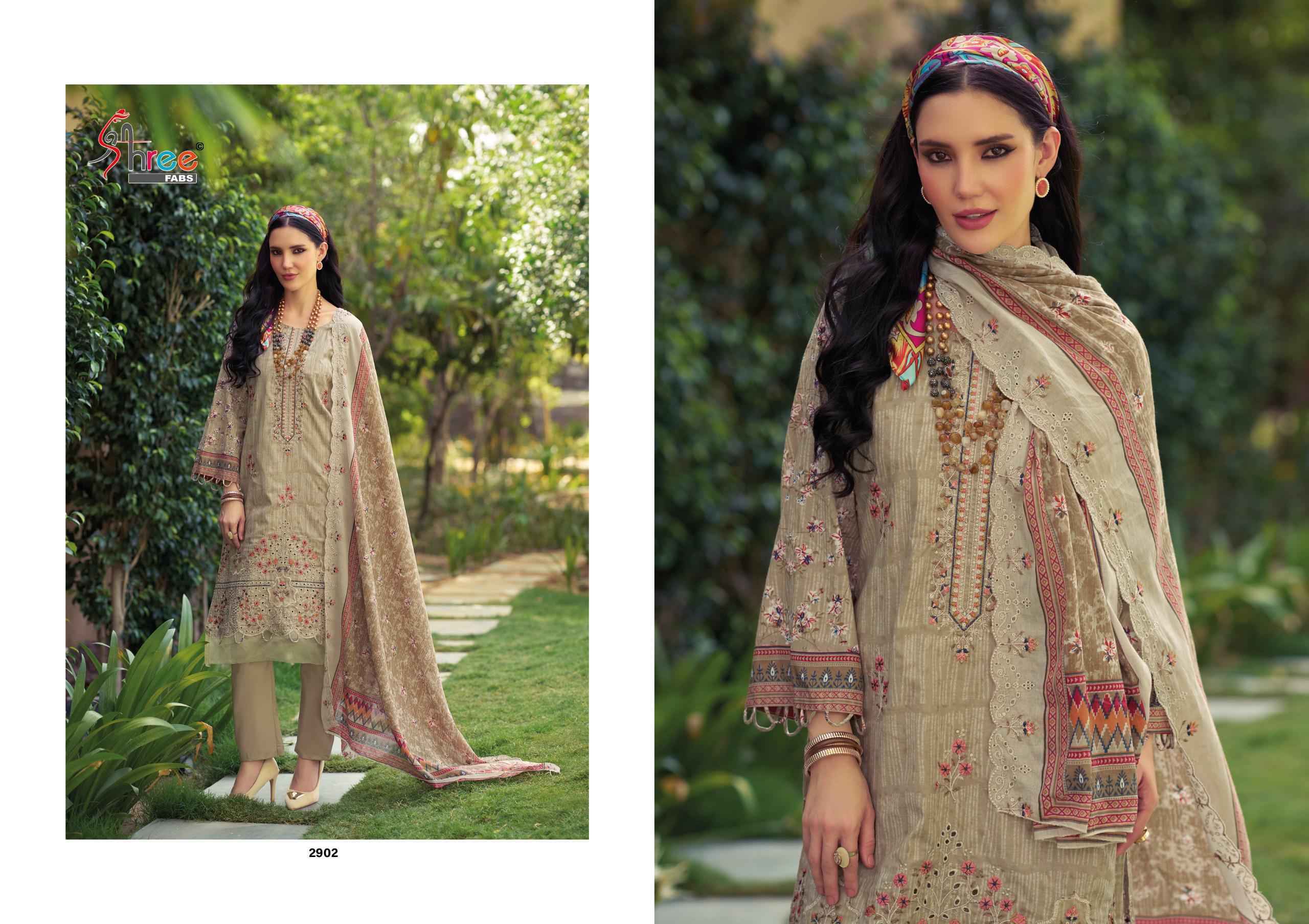 Shree Fabs Bin Saeed Lawn Collection Vol 29 Cotton Salwar Kameez _ Clothes Wholesale Website ( 6 Pcs Catalog )