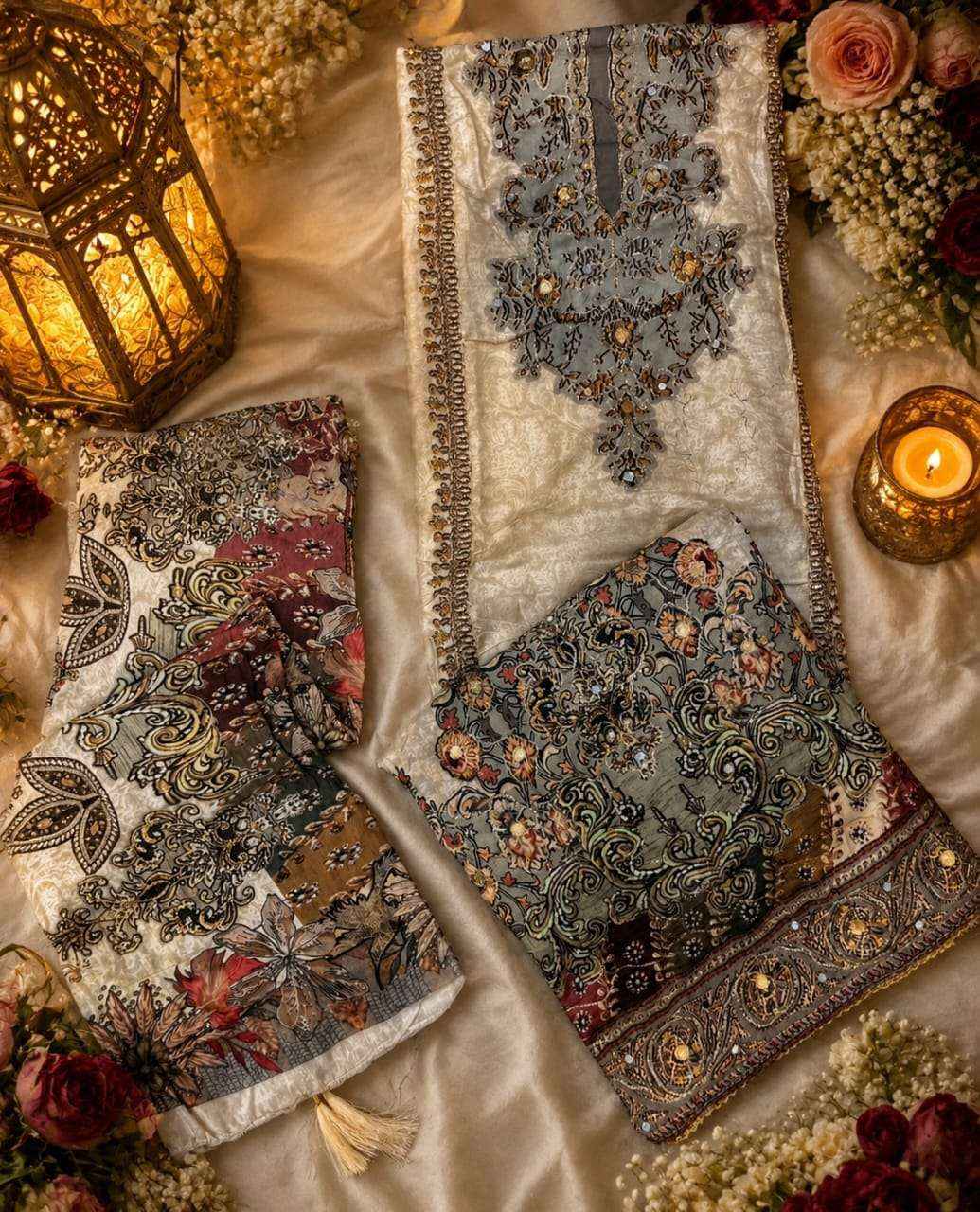 Shree Fabs Kt 367 E Fancy Muslin Pakistani Dress Collection _ Surat Wholesale Market Price ( 5 Pcs catalog )