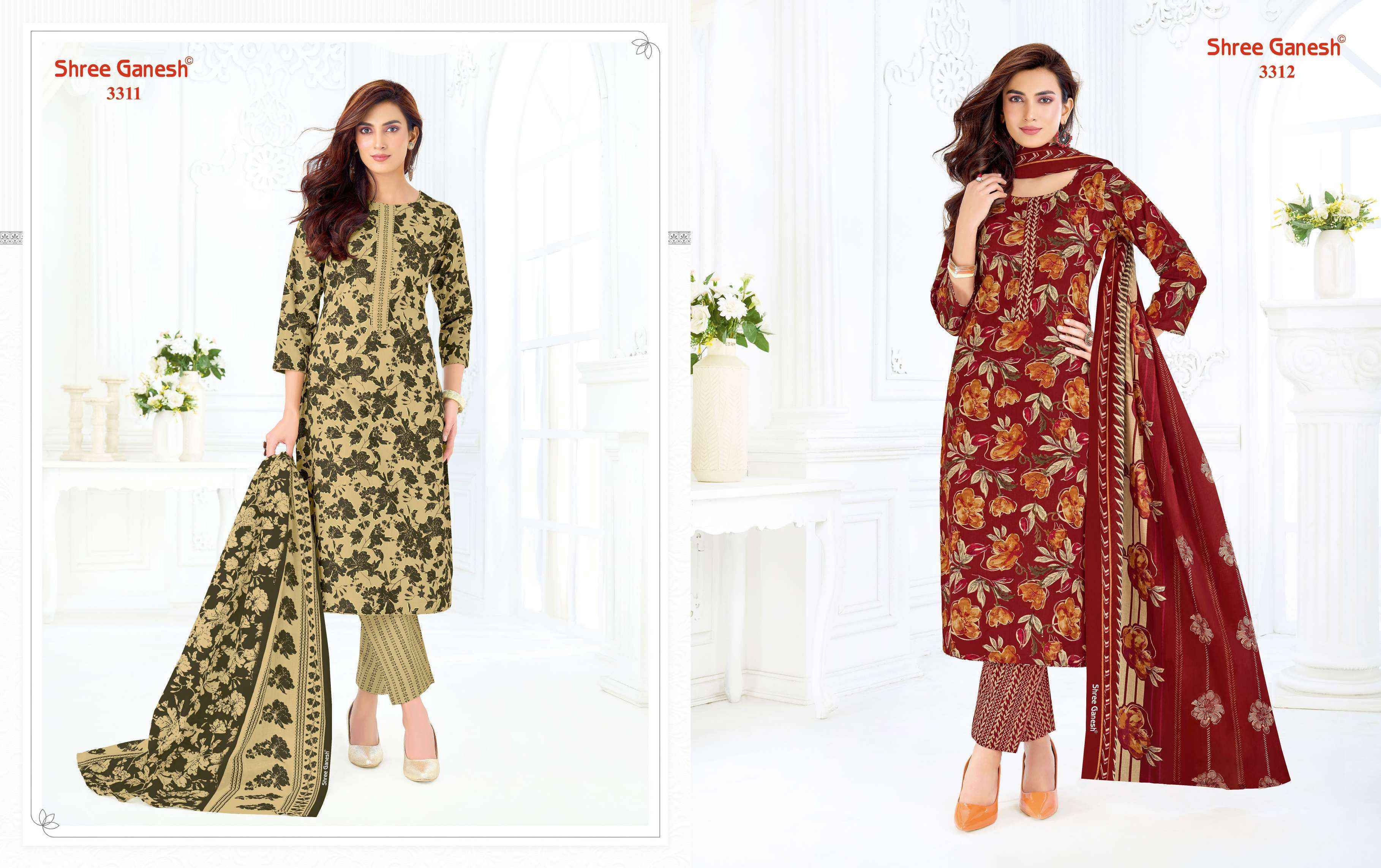Shree Ganesh Samaiyra Vol 23 Readymade Cotton Dress _  Latest Catalogue Wholesale Price ( 6 Pcs Catalog )