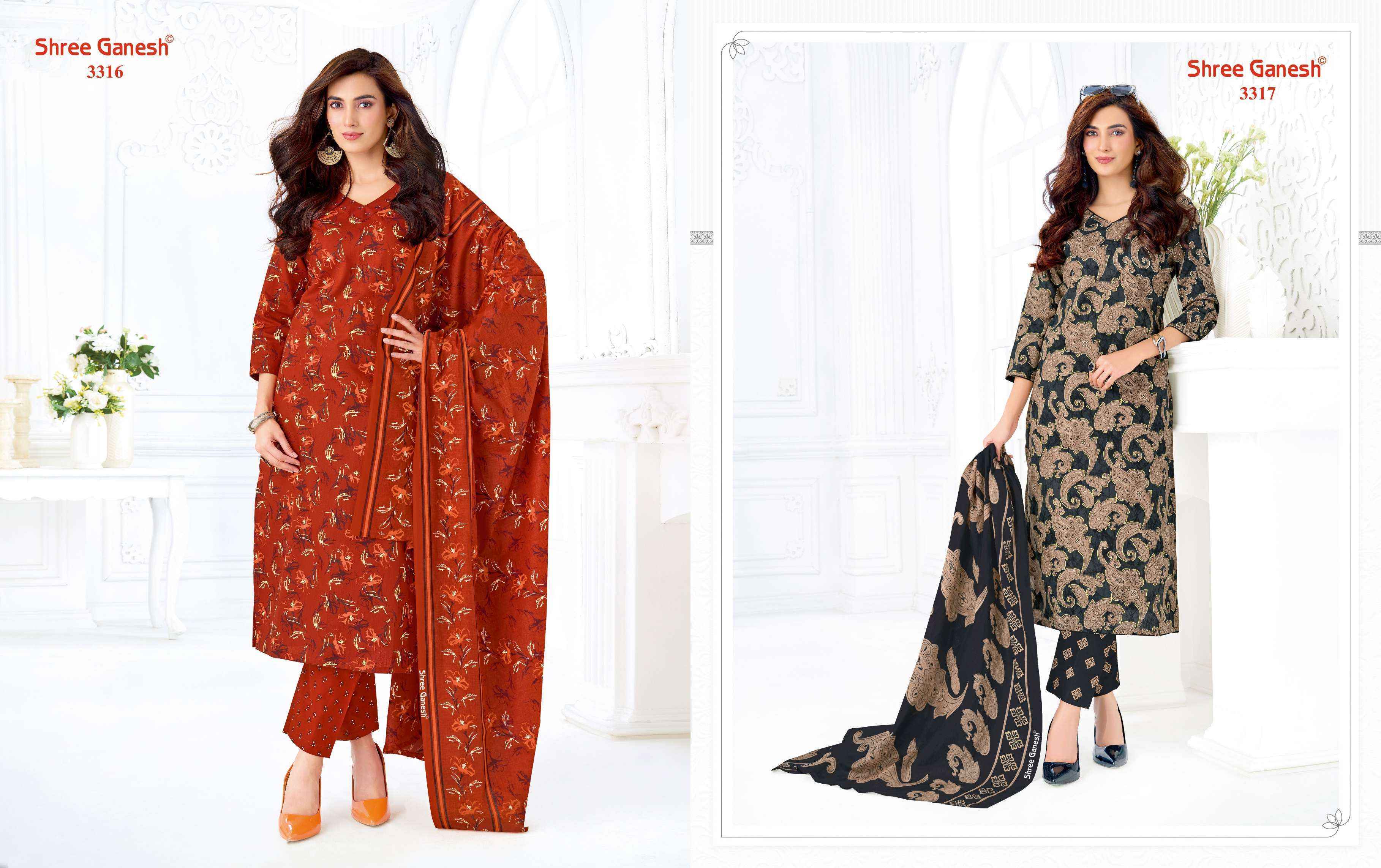 Shree Ganesh Samaiyra Vol 23 Readymade Cotton Dress _  Latest Catalogue Wholesale Price ( 6 Pcs Catalog )