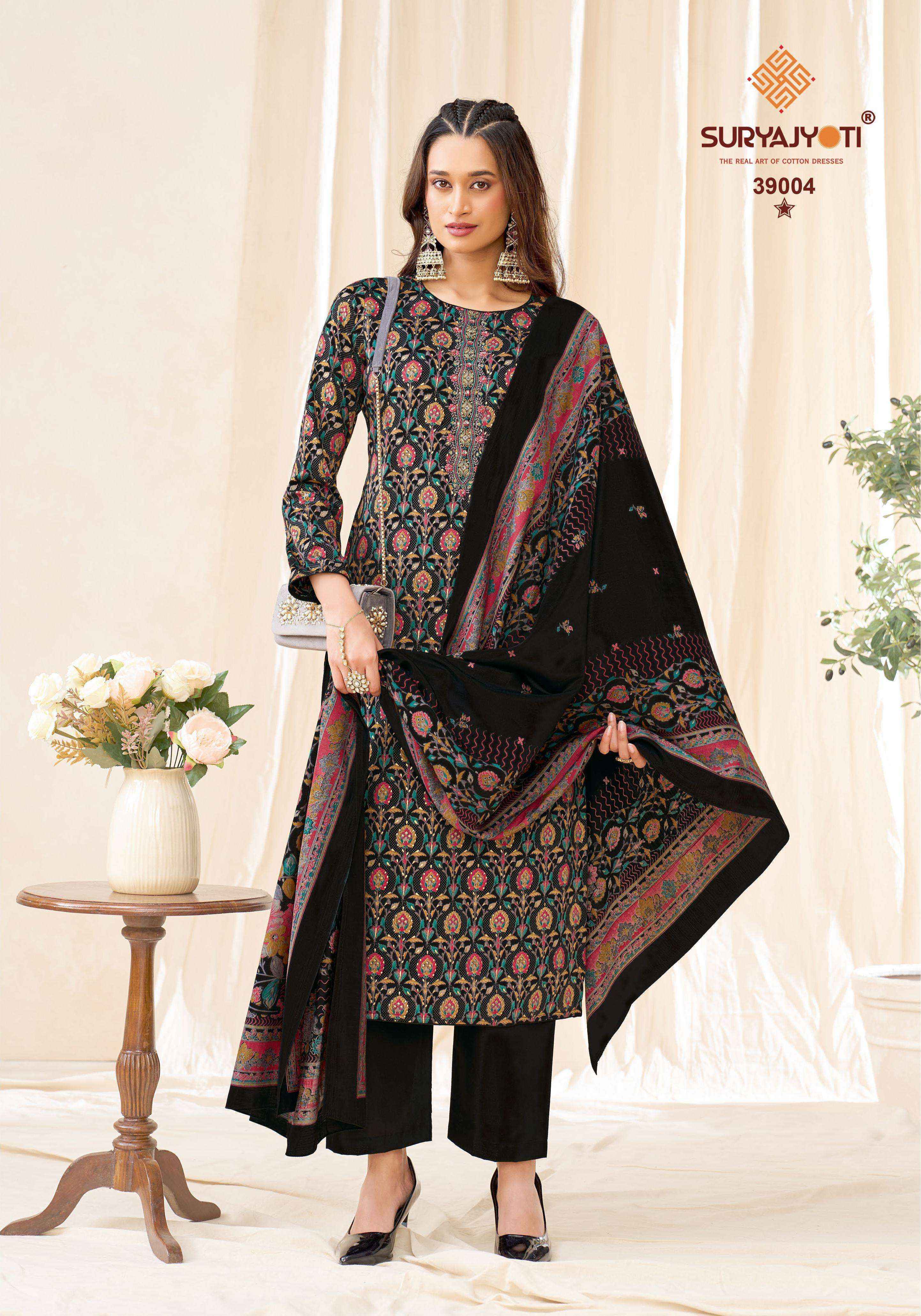 Suryajyoti Kalki Vol 39 Jam Satin Dress Material Wholesale Price ( 8 Pcs Catalougue )