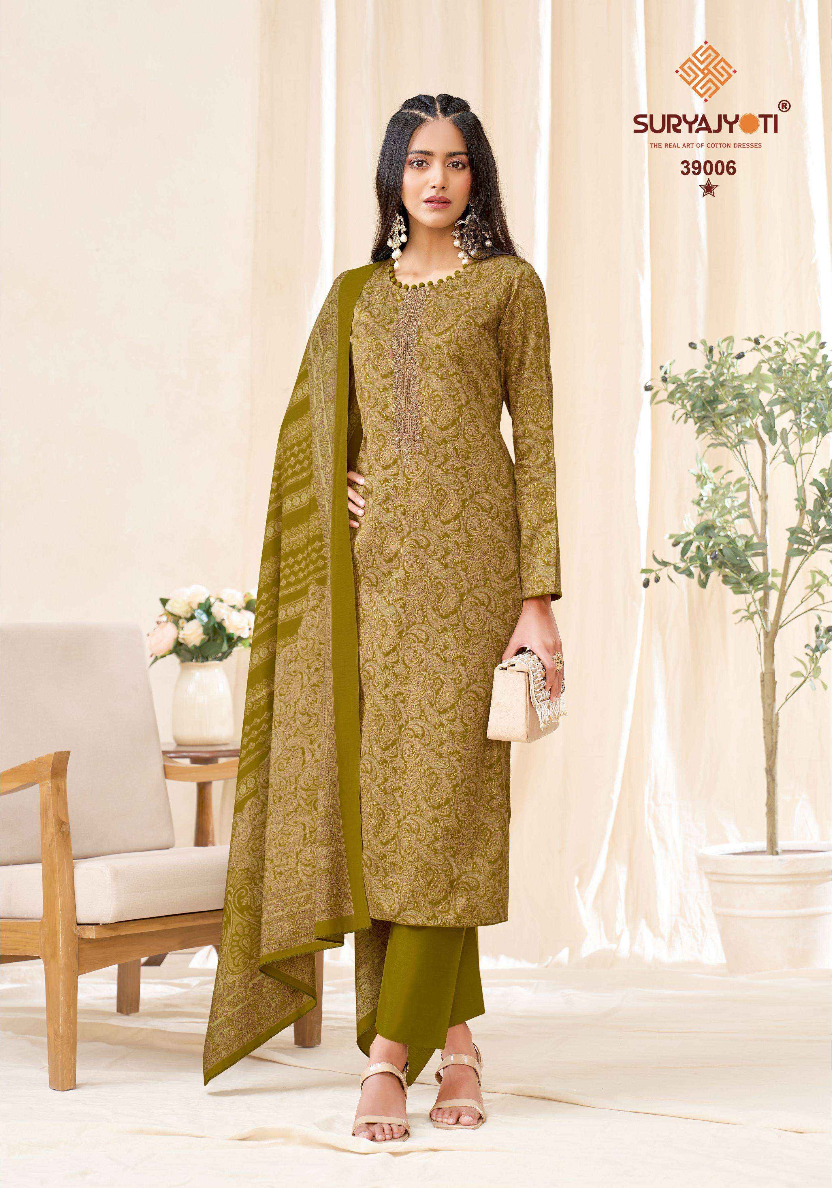 Suryajyoti Kalki Vol 39 Jam Satin Dress Material Wholesale Price ( 8 Pcs Catalougue )