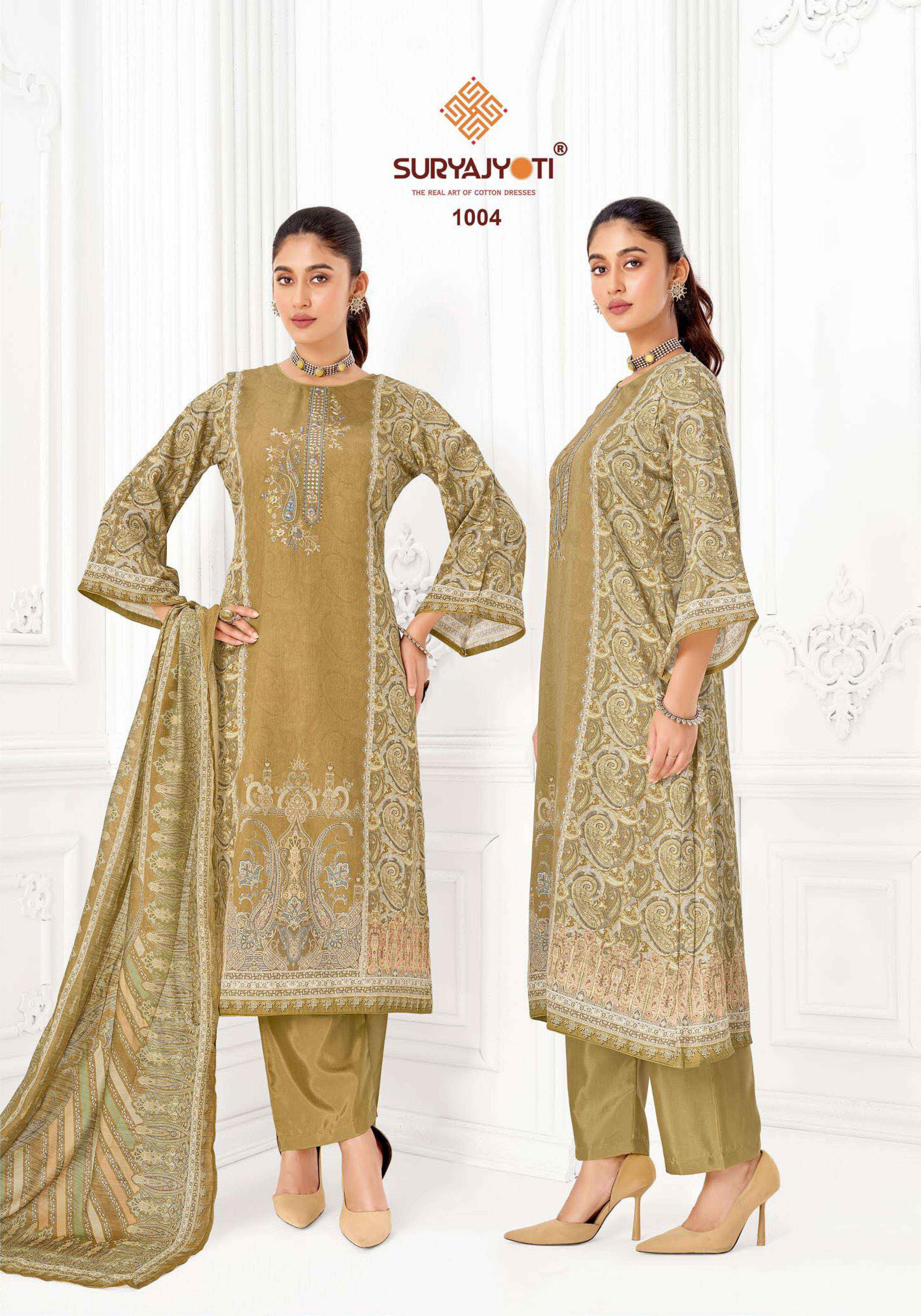 SURYAJYOTI NAMITA VOL 1  _ SURAT  WHOLESALE  SHOP ( 6 PCS CATALOG )