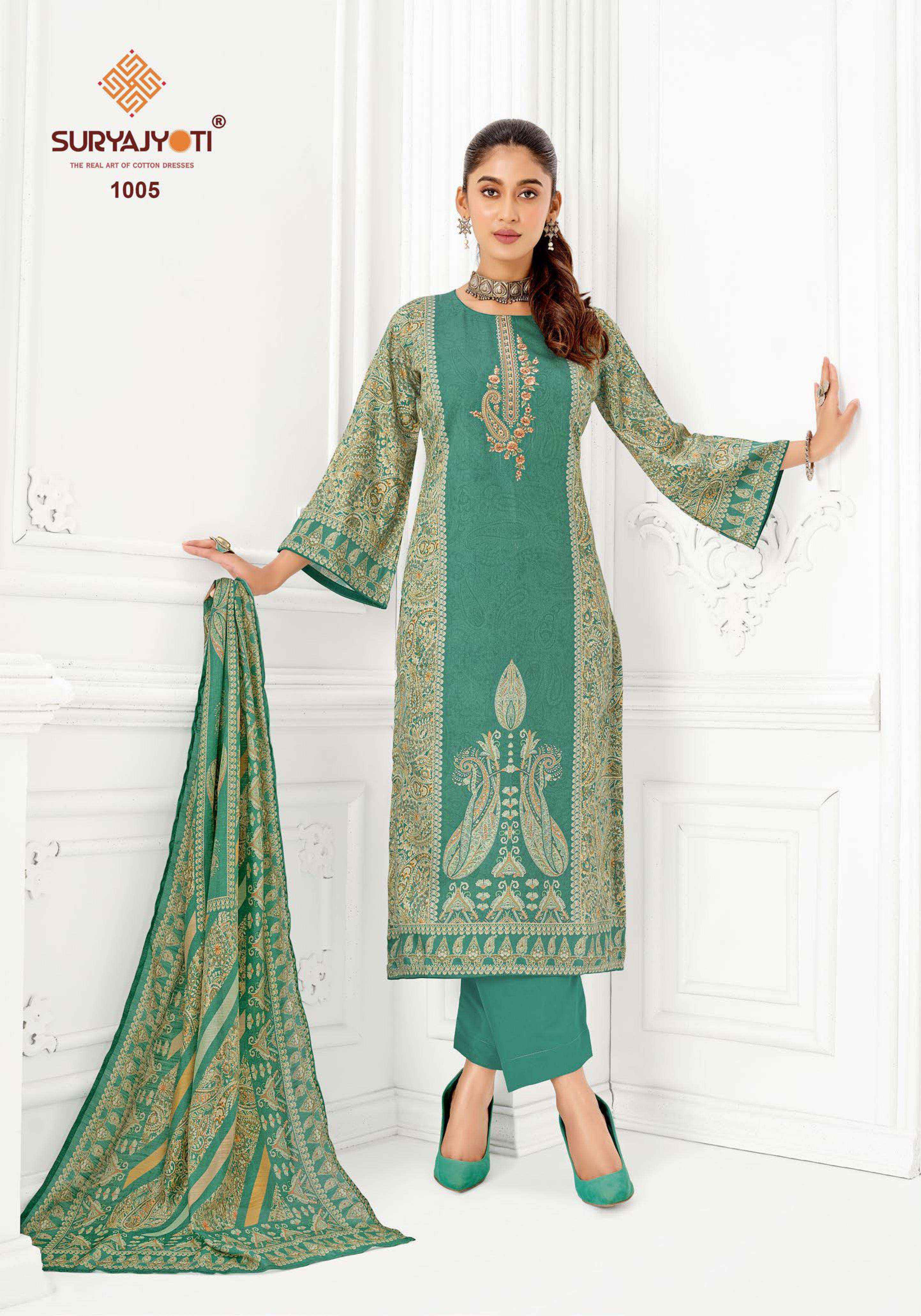 SURYAJYOTI NAMITA VOL 1  _ SURAT  WHOLESALE  SHOP ( 6 PCS CATALOG )