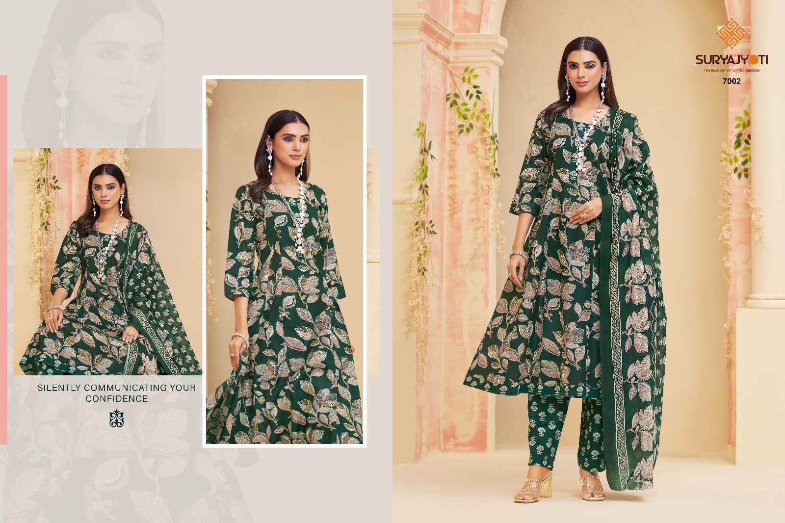 Suryajyoti Rashi Vol 7 Readymade Cotton Anarkali Wholesale Price ( 10 pcs Catalogue )