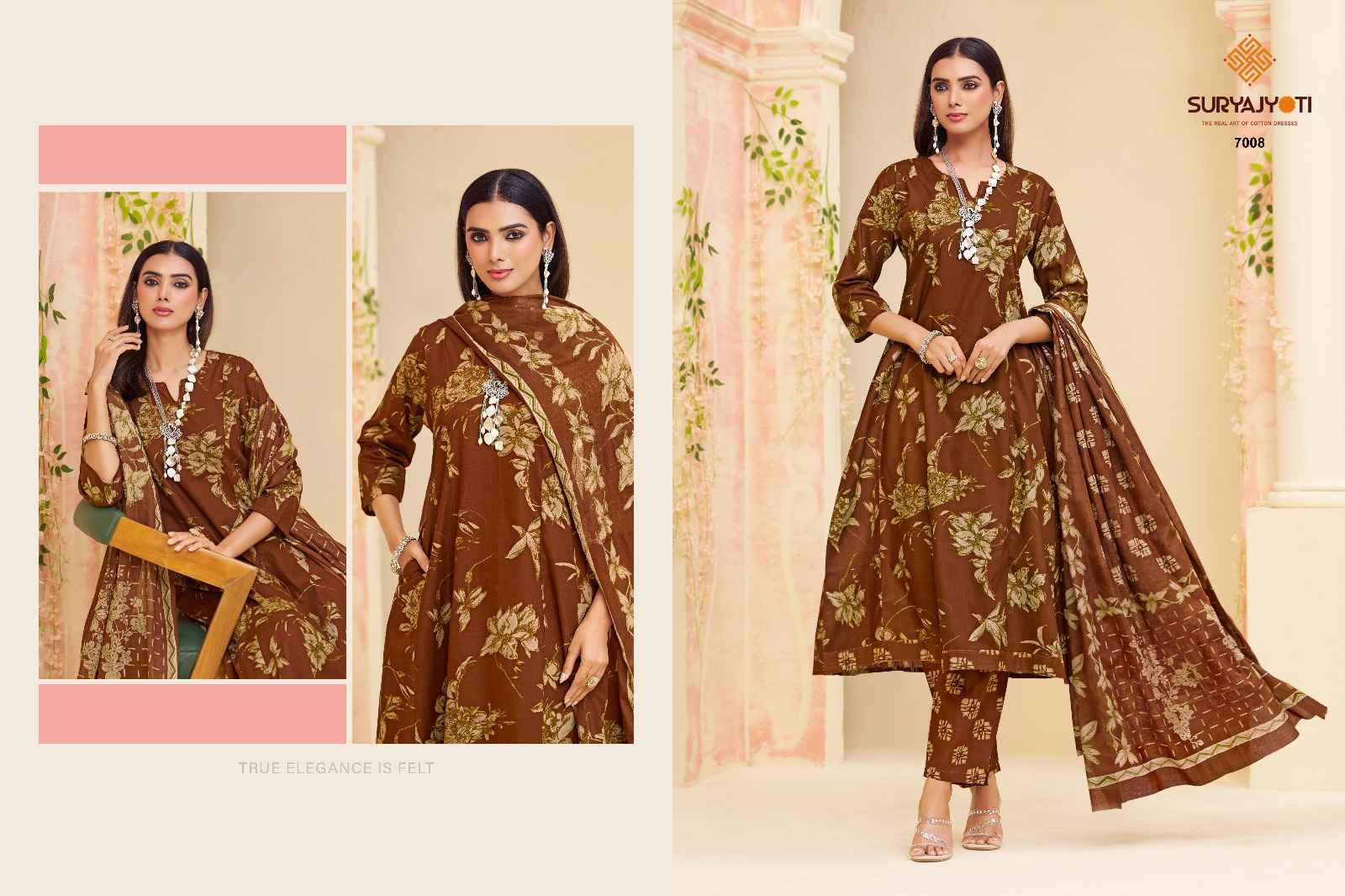 Suryajyoti Rashi Vol 7 Readymade Cotton Anarkali Wholesale Price ( 10 pcs Catalogue )
