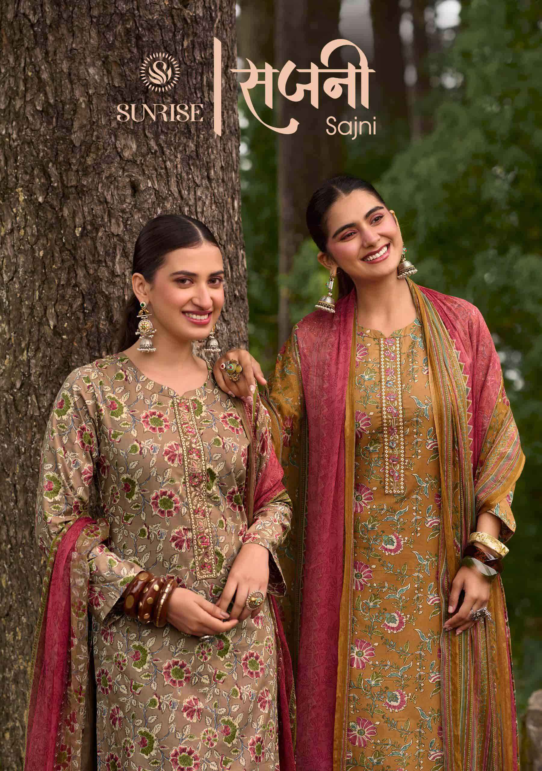Suryajyoti Sajni Pure lawn Cotton Suit _ Surat Wholesale Market Price ( 8 Pcs Catalog )