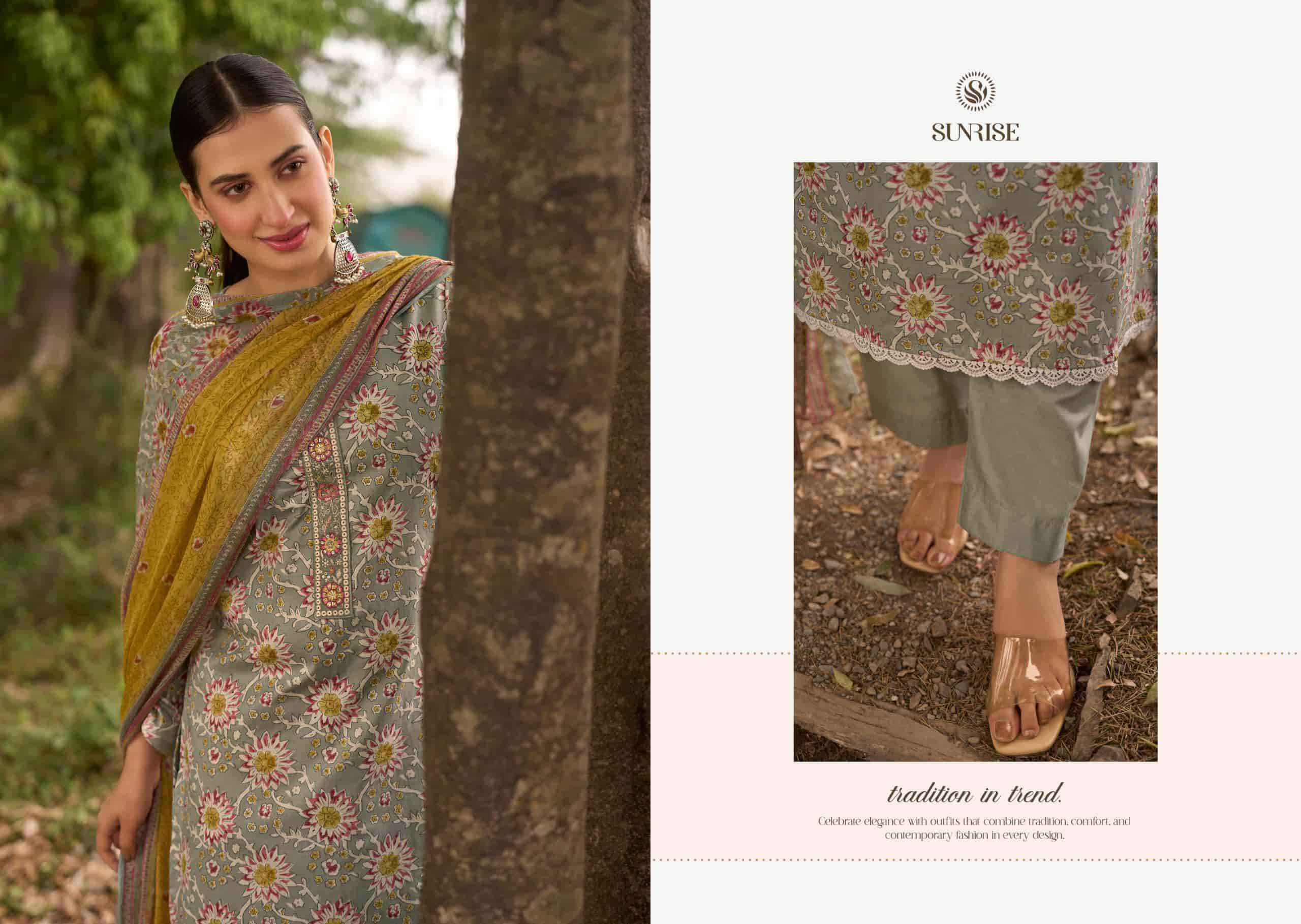 Suryajyoti Sajni Pure lawn Cotton Suit _ Surat Wholesale Market Price ( 8 Pcs Catalog )