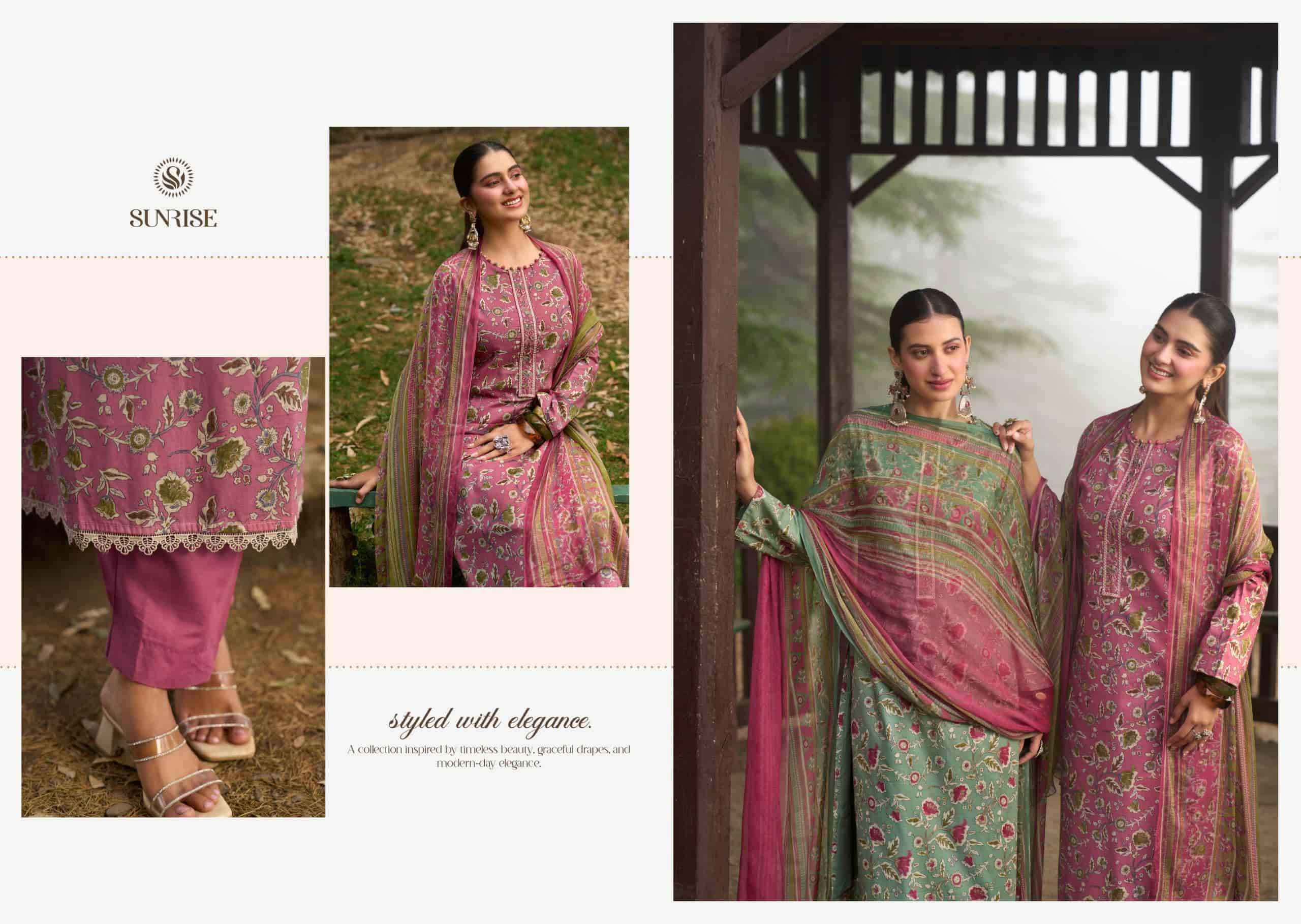 Suryajyoti Sajni Pure lawn Cotton Suit _ Surat Wholesale Market Price ( 8 Pcs Catalog )