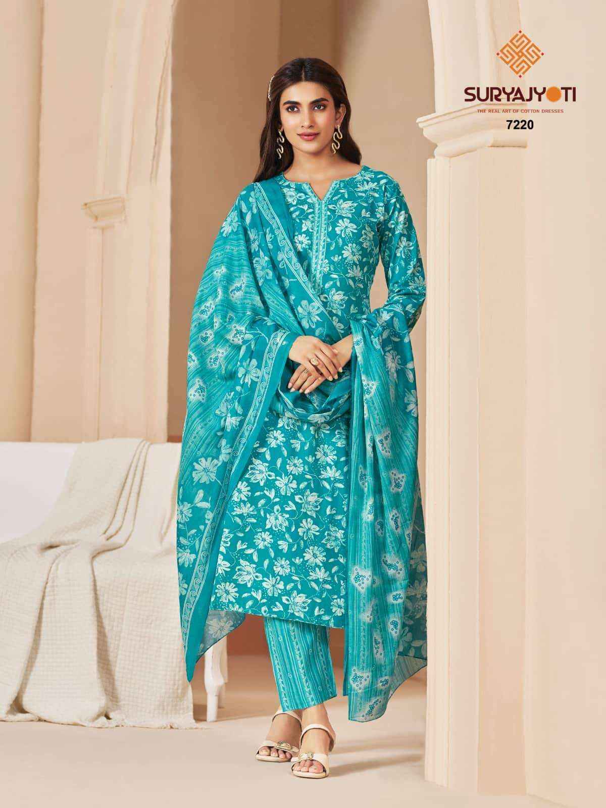 Suryajyoti Trendy Cotton Vol 72 Wholesale Online Shopping ( 20 Pcs Catalogue )