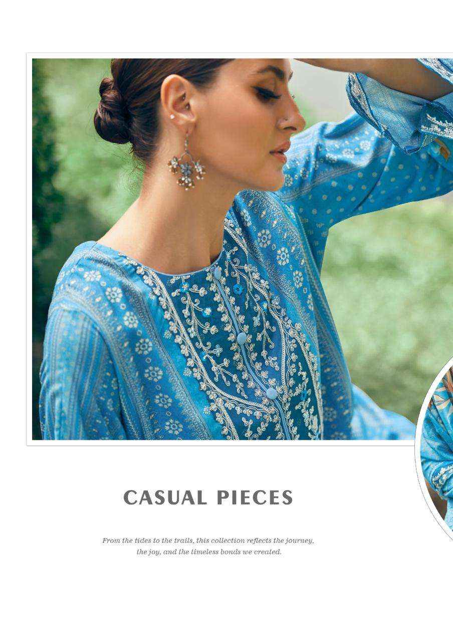 The Hermitage Shop Amahle Fancy Lawn Salwar Kameez _ Wholesale Online Shopping ( 6 Pcs Catalog )