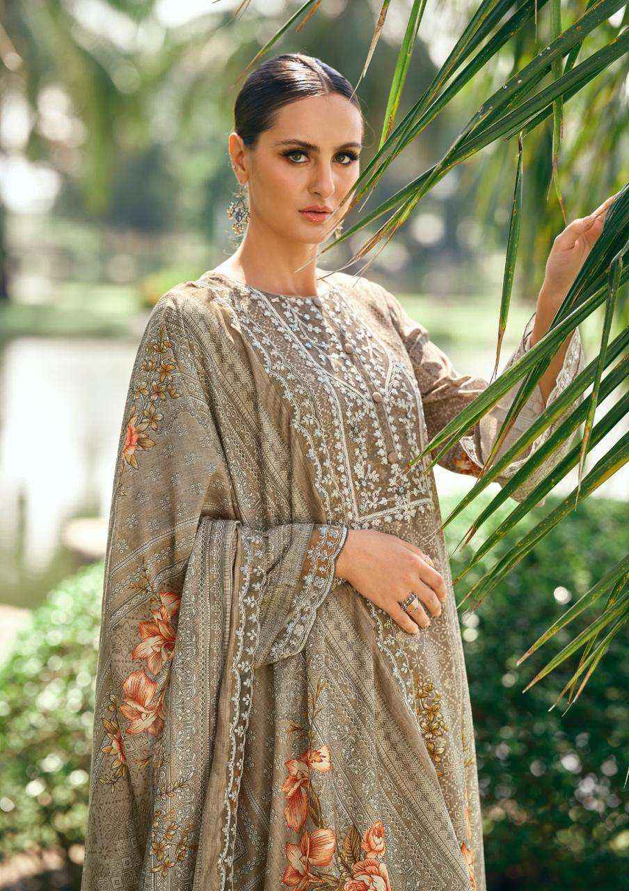The Hermitage Shop Amahle Fancy Lawn Salwar Kameez _ Wholesale Online Shopping ( 6 Pcs Catalog )