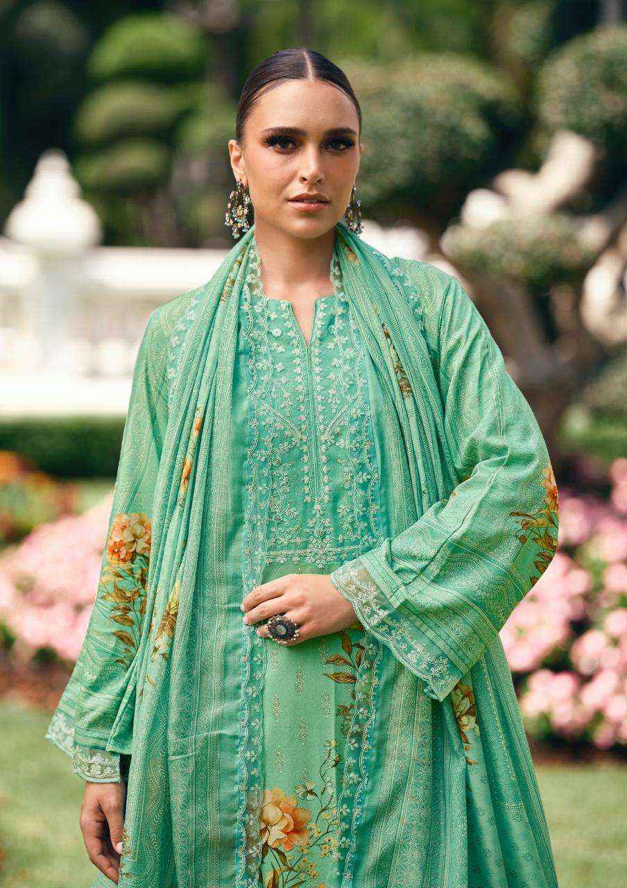 The Hermitage Shop Amahle Fancy Lawn Salwar Kameez _ Wholesale Online Shopping ( 6 Pcs Catalog )