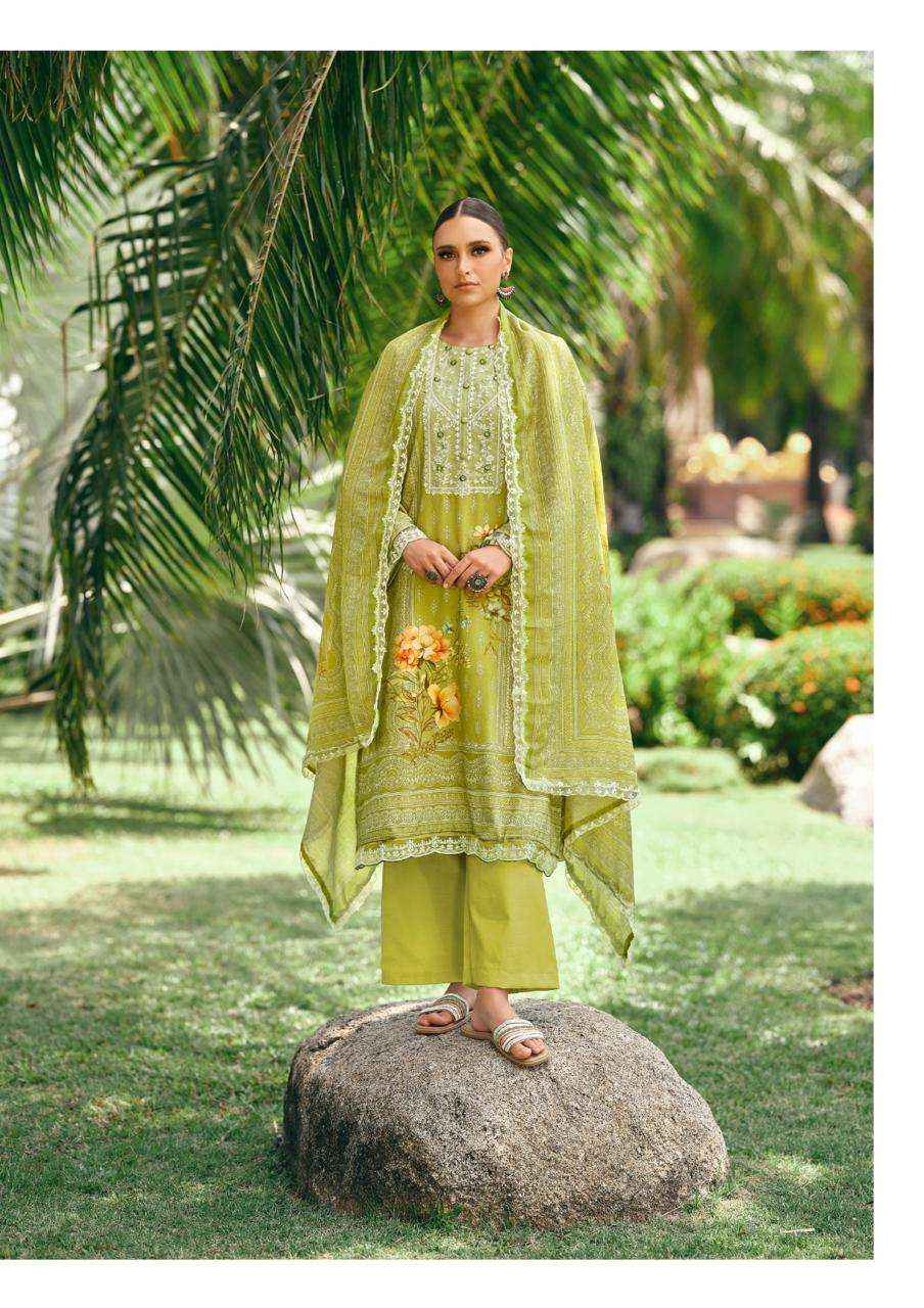 The Hermitage Shop Amahle Fancy Lawn Salwar Kameez _ Wholesale Online Shopping ( 6 Pcs Catalog )