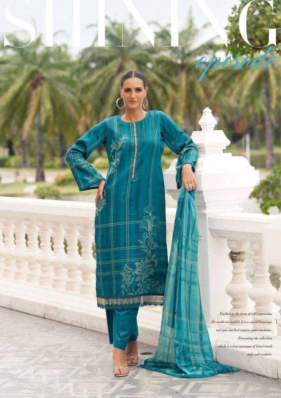 The Hermitage Shop Sva Digital Printed Fancy Lawn Suit _ New Collection At Wholesale Price ( 6 Pcs catalog )