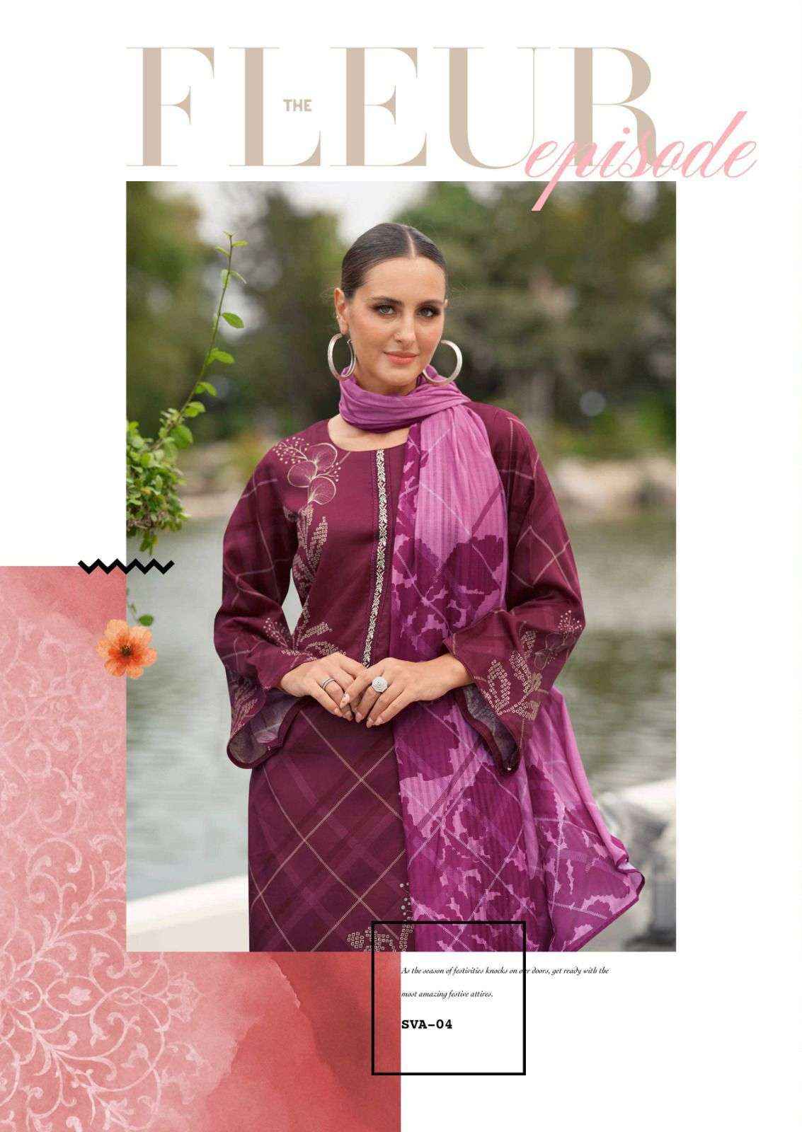 The Hermitage Shop Sva Digital Printed Fancy Lawn Suit _ New Collection At Wholesale Price ( 6 Pcs catalog )