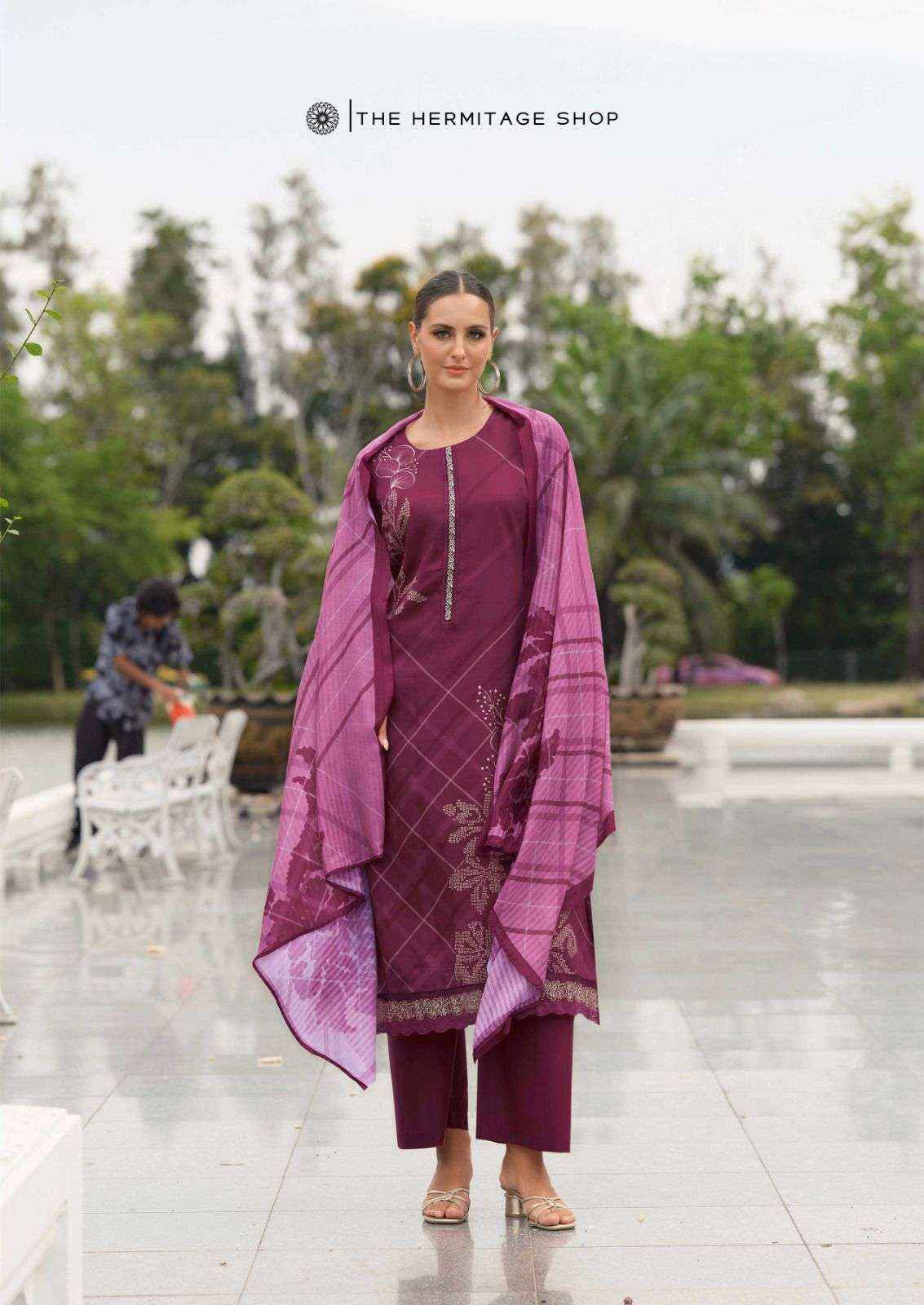 The Hermitage Shop Sva Digital Printed Fancy Lawn Suit _ New Collection At Wholesale Price ( 6 Pcs catalog )