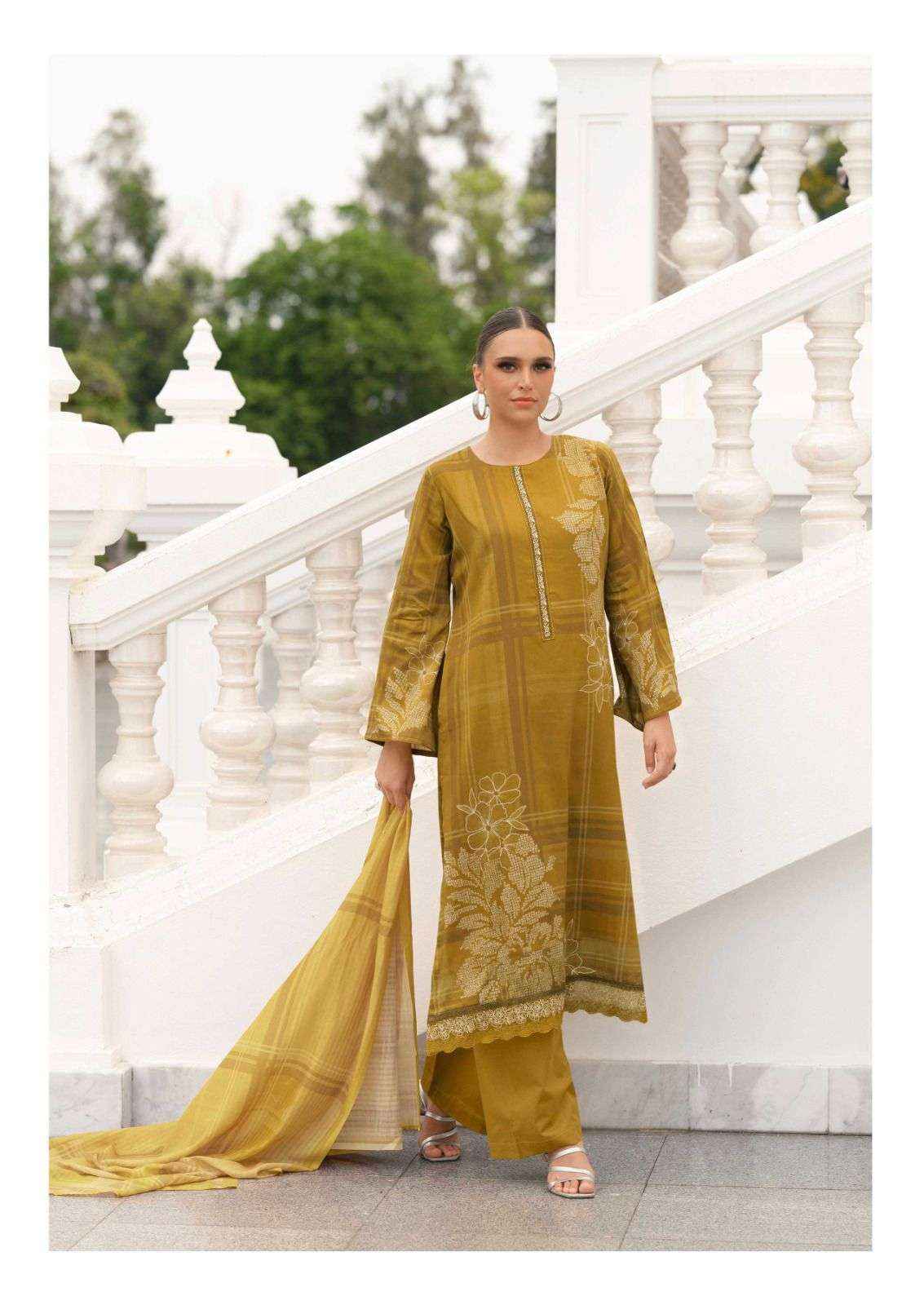 The Hermitage Shop Sva Digital Printed Fancy Lawn Suit _ New Collection At Wholesale Price ( 6 Pcs catalog )