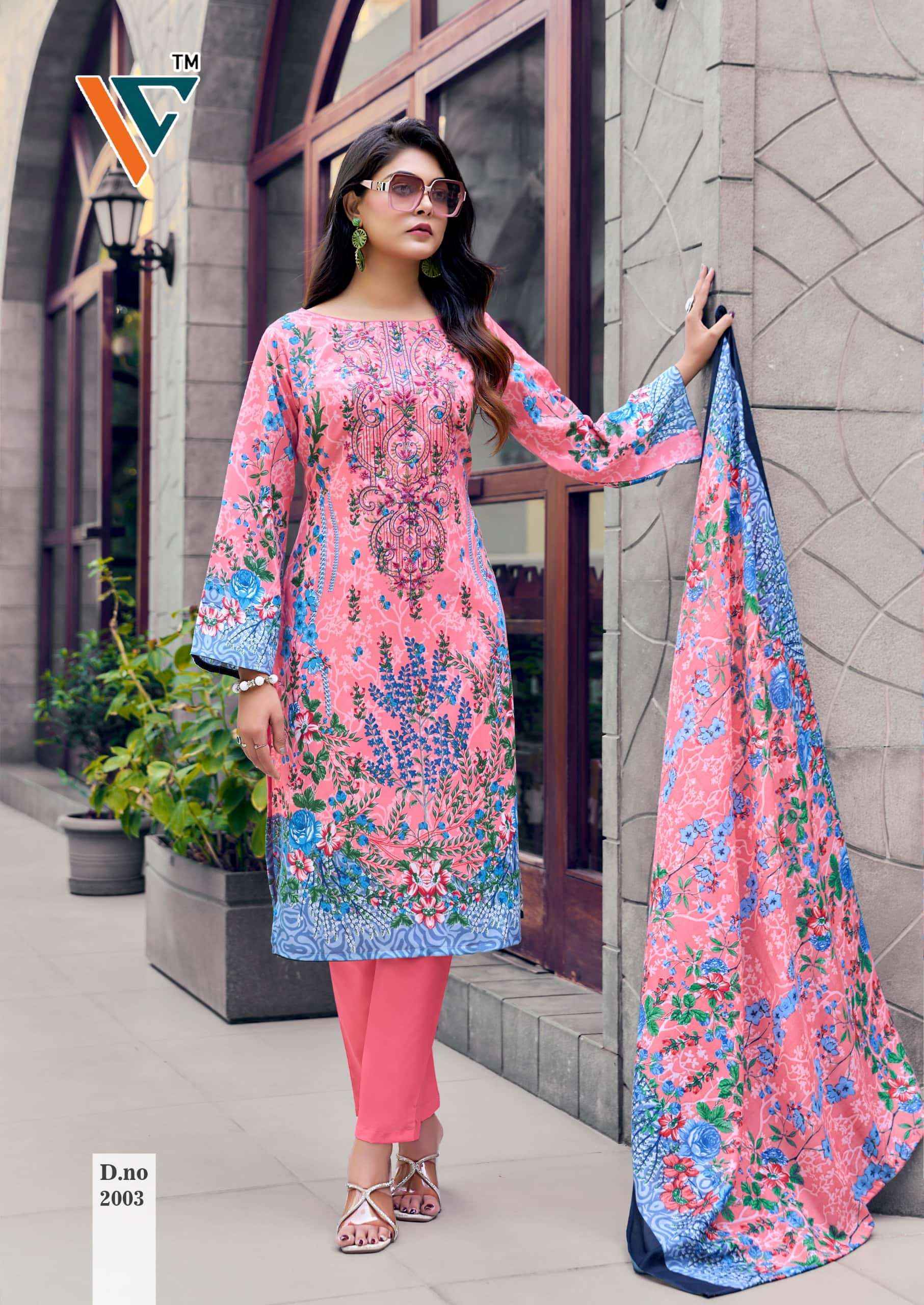 Vandana Fashion Madhubala Vol 2 Exclusive Karachi Cotton Suit _ Surat Wholesale Market Price ( 8 Pcs Catalog )