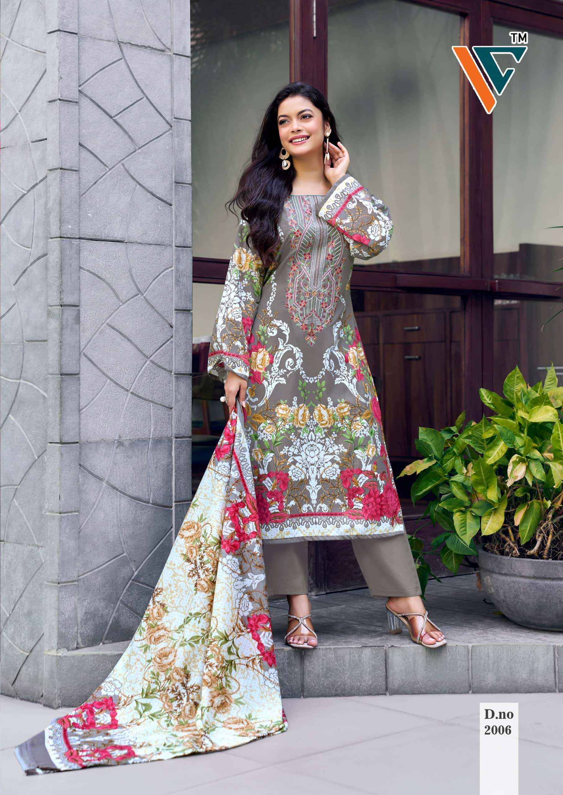 Vandana Fashion Madhubala Vol 2 Exclusive Karachi Cotton Suit _ Surat Wholesale Market Price ( 8 Pcs Catalog )