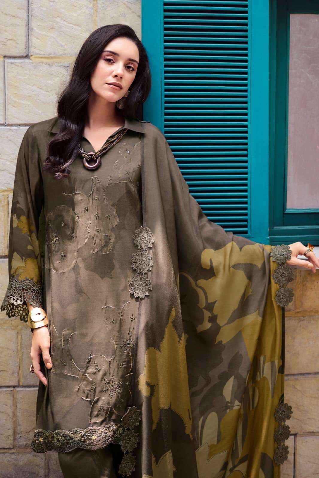 Varsha House Of Tulips Premium Designs Muslin Dress _ Wholesale Kapda Bazaar ( 5 Pcs Catalog )