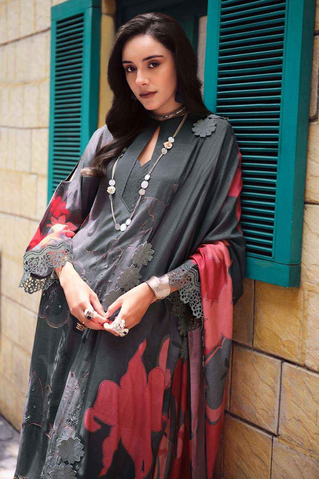 Varsha House Of Tulips Premium Designs Muslin Dress _ Wholesale Kapda Bazaar ( 5 Pcs Catalog )