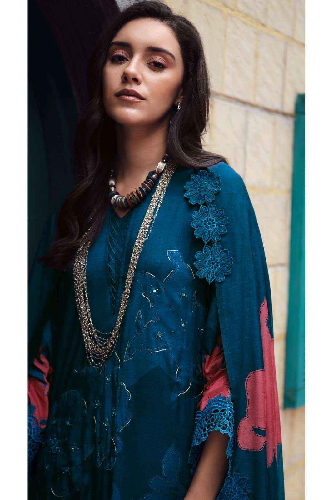 Varsha House Of Tulips Premium Designs Muslin Dress _ Wholesale Kapda Bazaar ( 5 Pcs Catalog )
