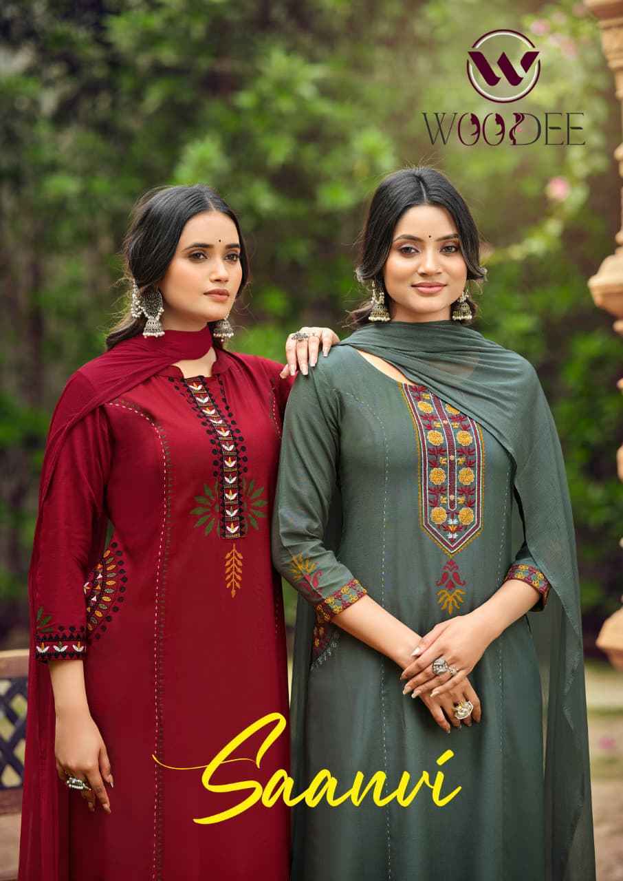 Woodee Saanvi Rayon Kurti Combo Collection _ Latest Catalogue Wholesale Price ( 6 Pcs Catalog )
