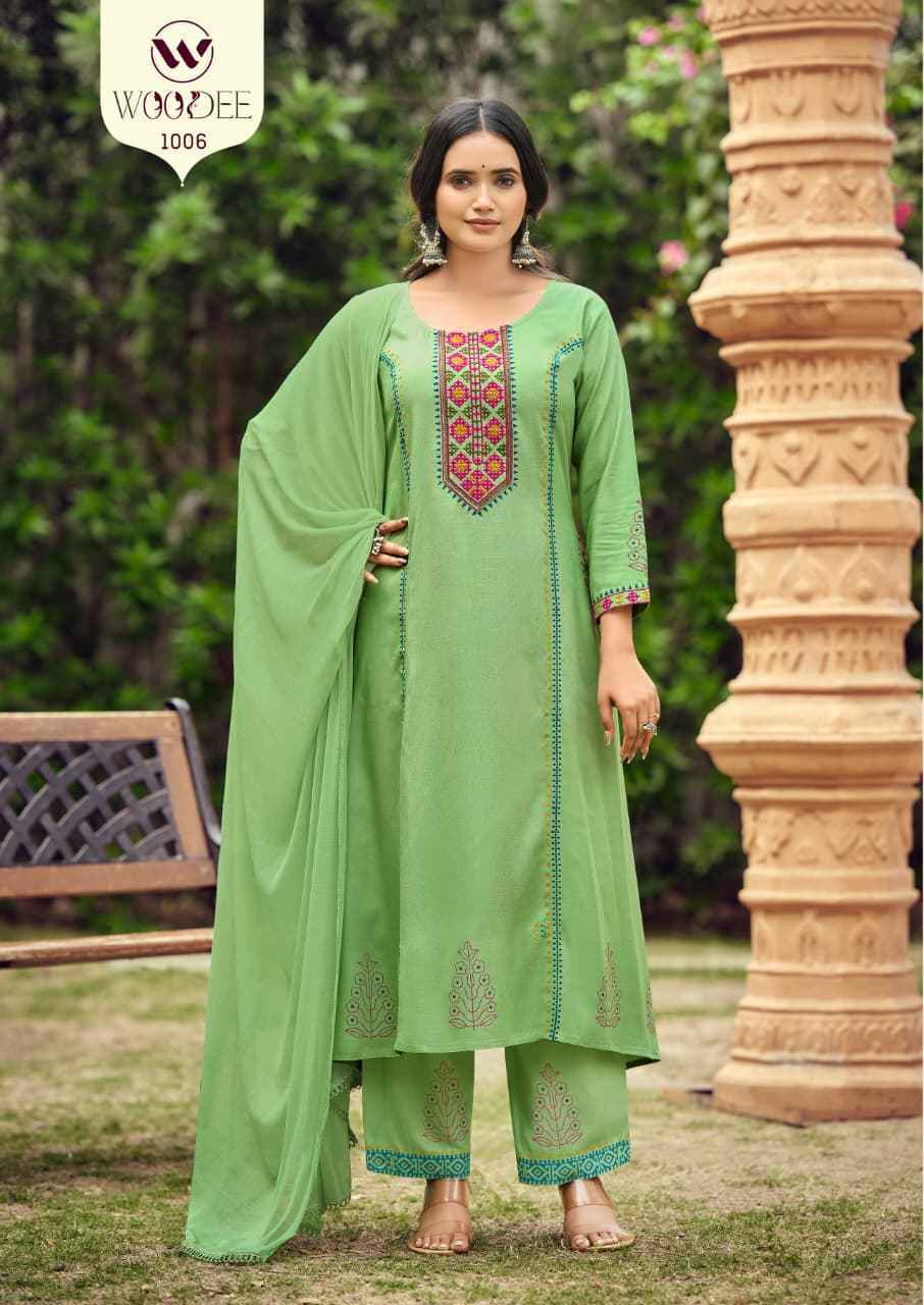 Woodee Saanvi Rayon Kurti Combo Collection _ Latest Catalogue Wholesale Price ( 6 Pcs Catalog )
